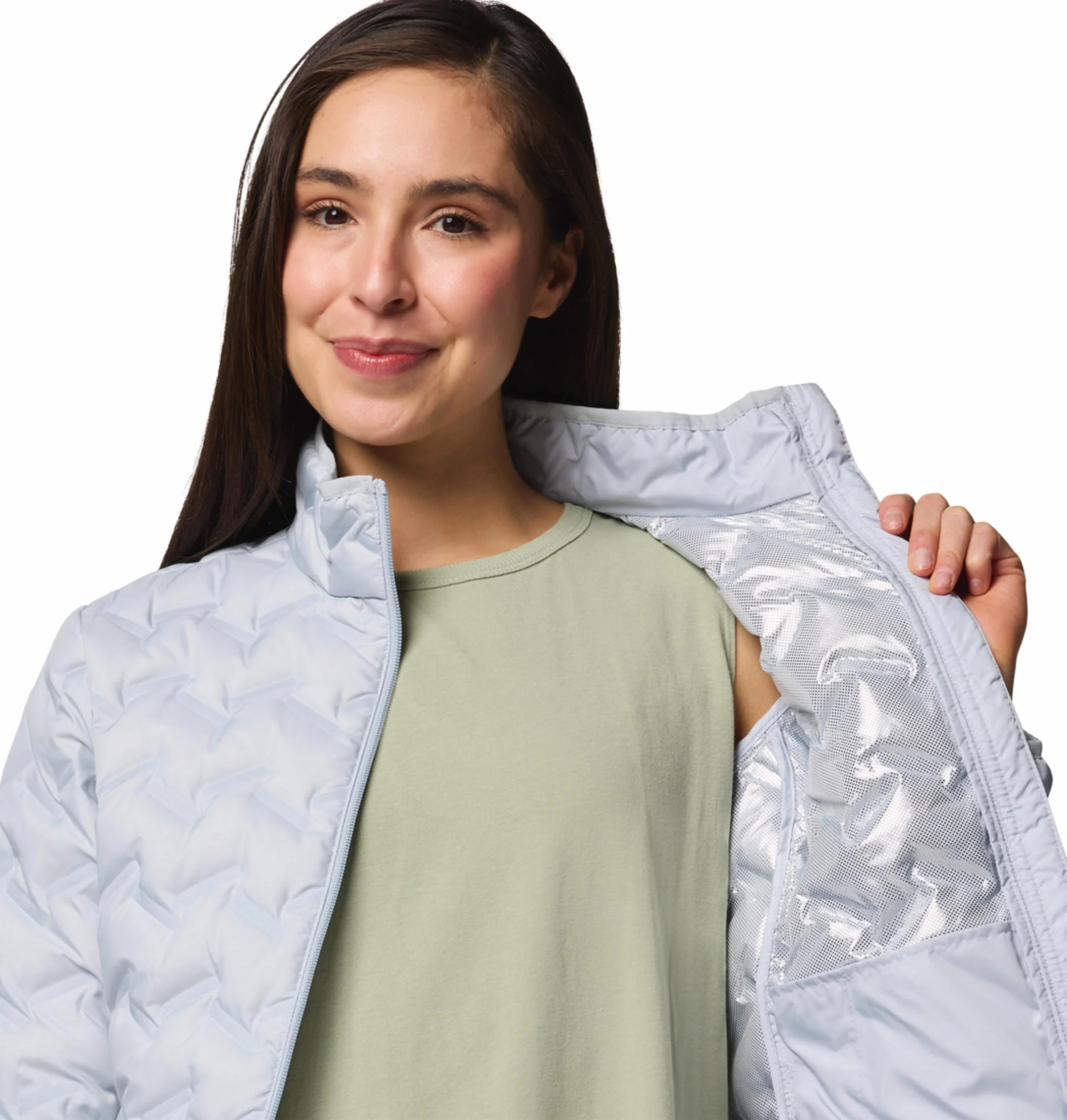 Columbia Women Grey Delta Ridge II Down Jacket - Image 8