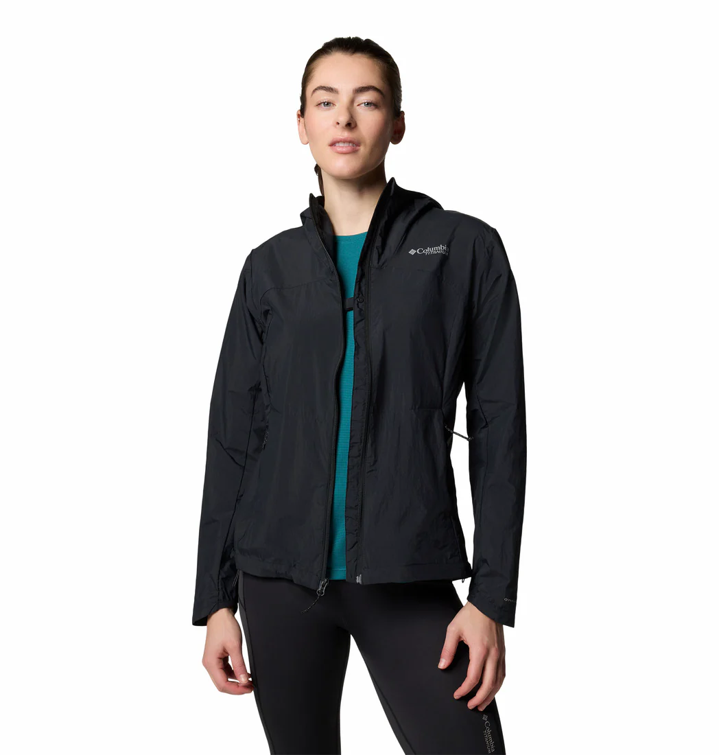 Columbia Women Black Loop Trail III Windbreaker (Sun Protection) - Image 4