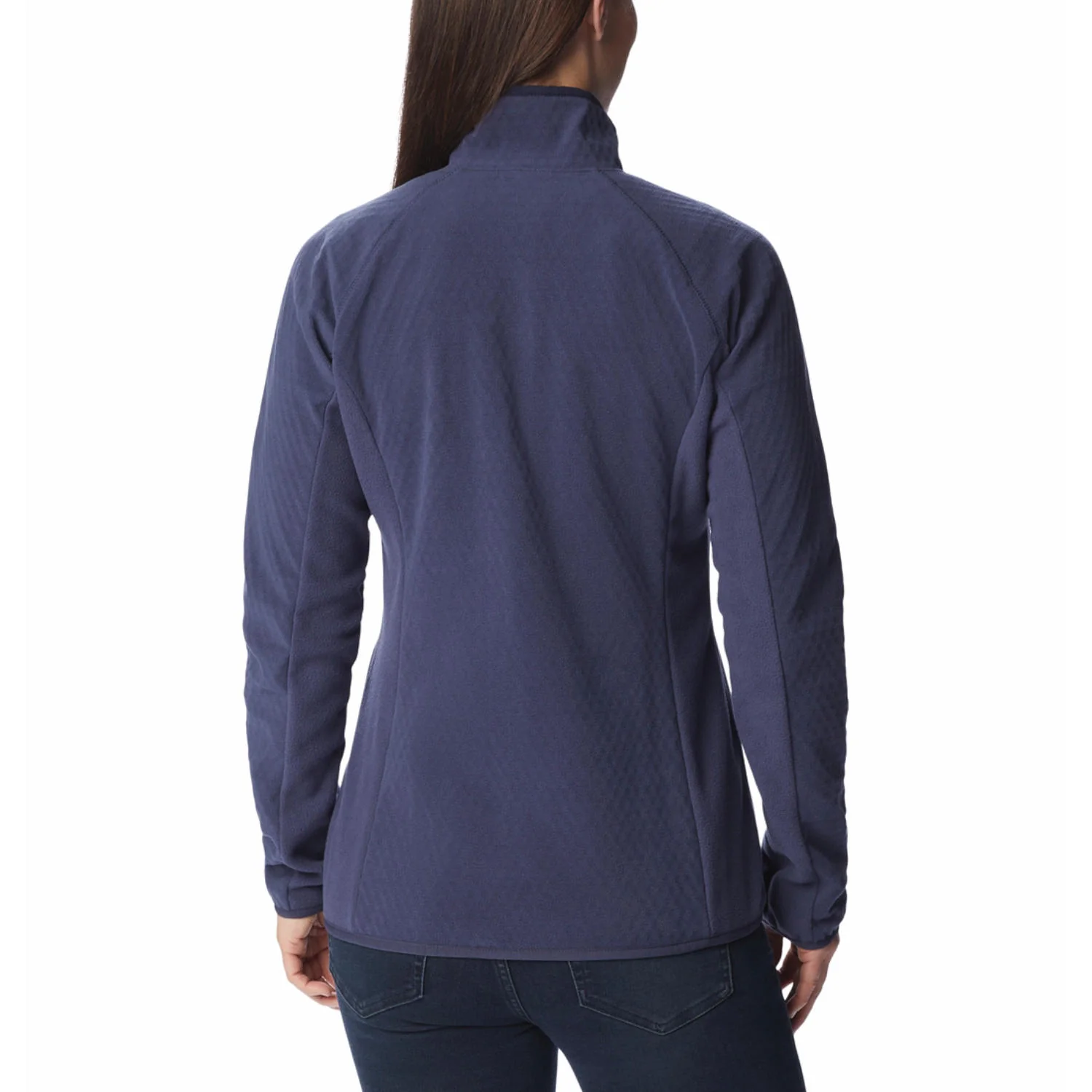 Columbia Women Navy Blue Outdoor Tracks Full Zip II - Image 2