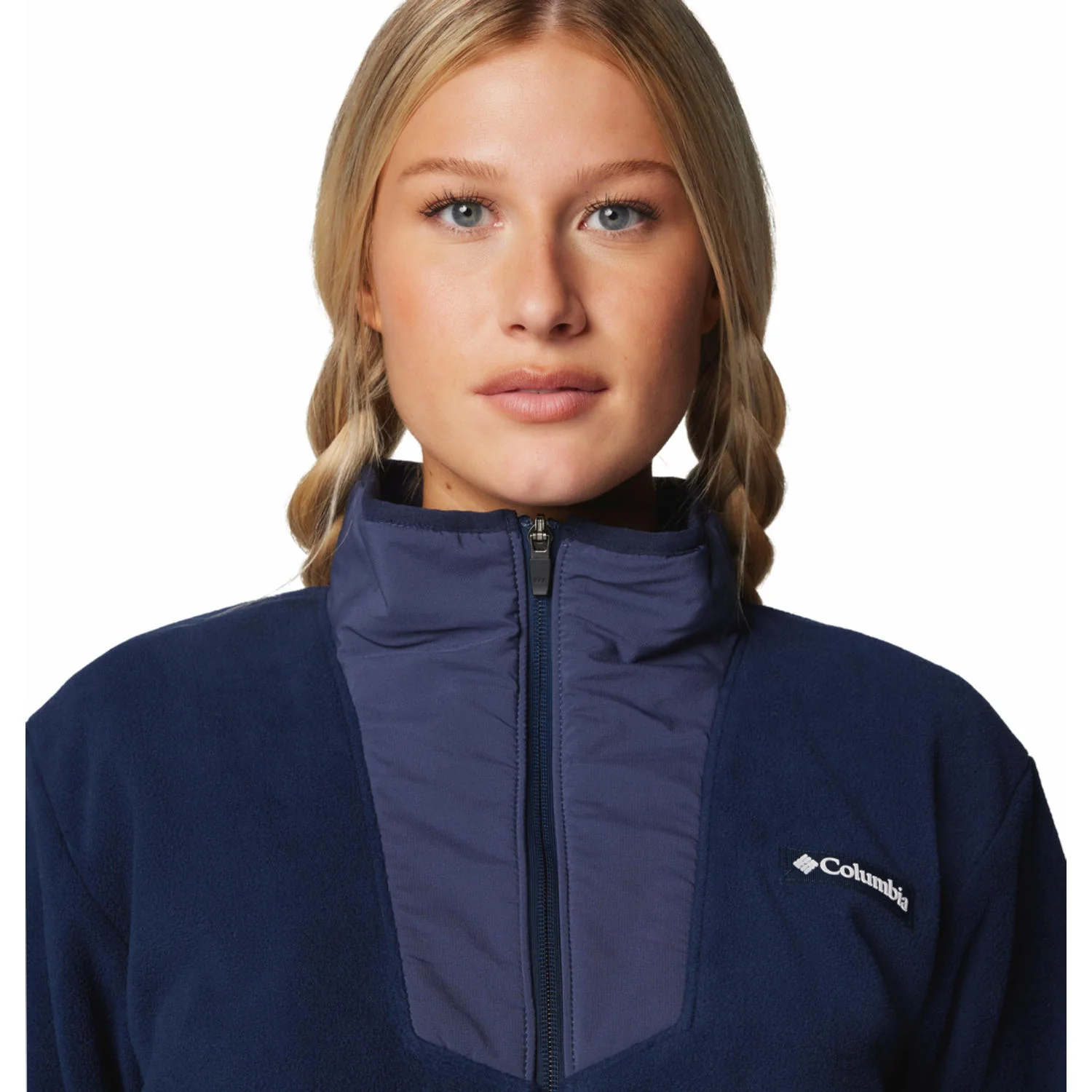 Columbia Women Blue Sequoia Grove Full Zip Fleece - Image 4