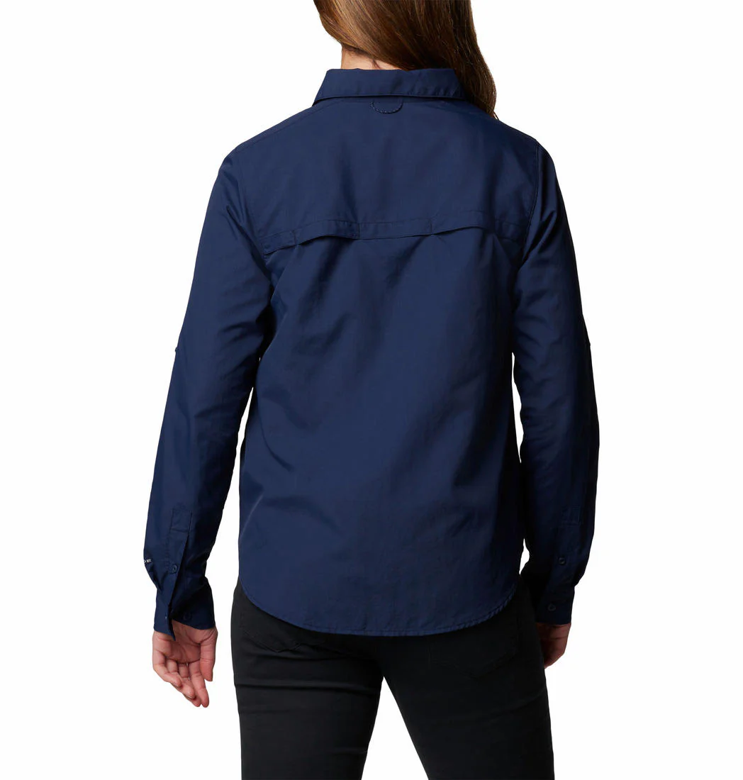 Columbia Women Blue Silver Ridge 3.0 LS (Sun Protection) - Image 2