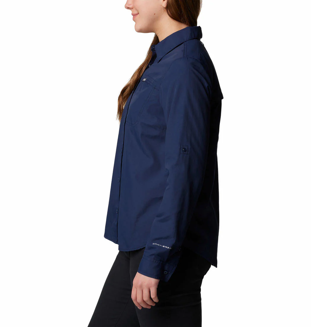 Columbia Women Blue Silver Ridge 3.0 LS (Sun Protection) - Image 3