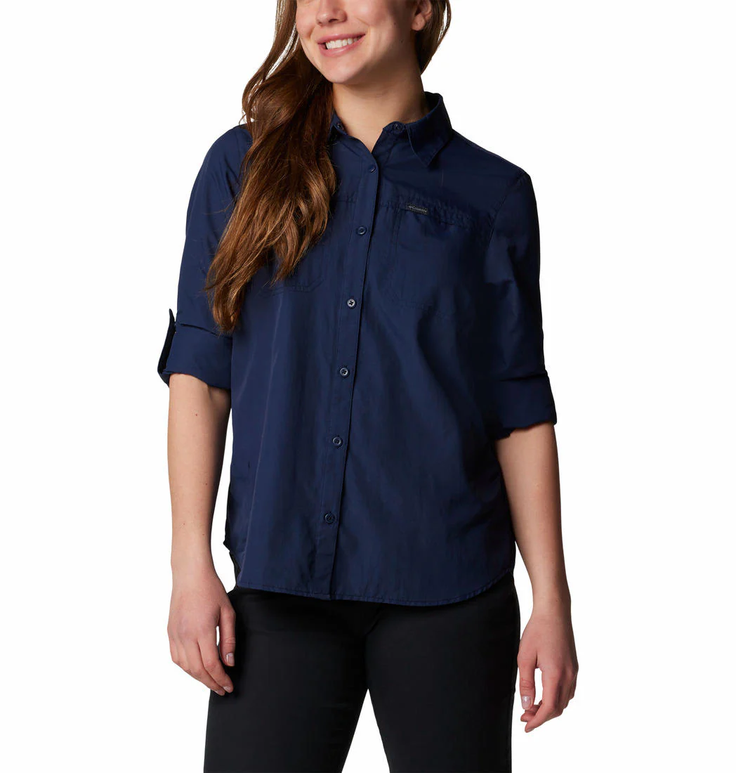 Columbia Women Blue Silver Ridge 3.0 LS (Sun Protection) - Image 6