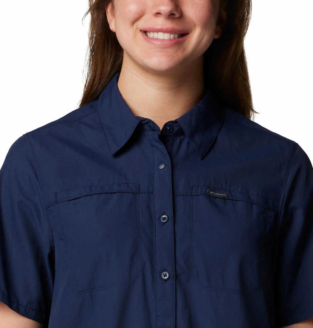 Columbia Women Blue Silver Ridge 3.0 SS (Sun Protection) - Image 3