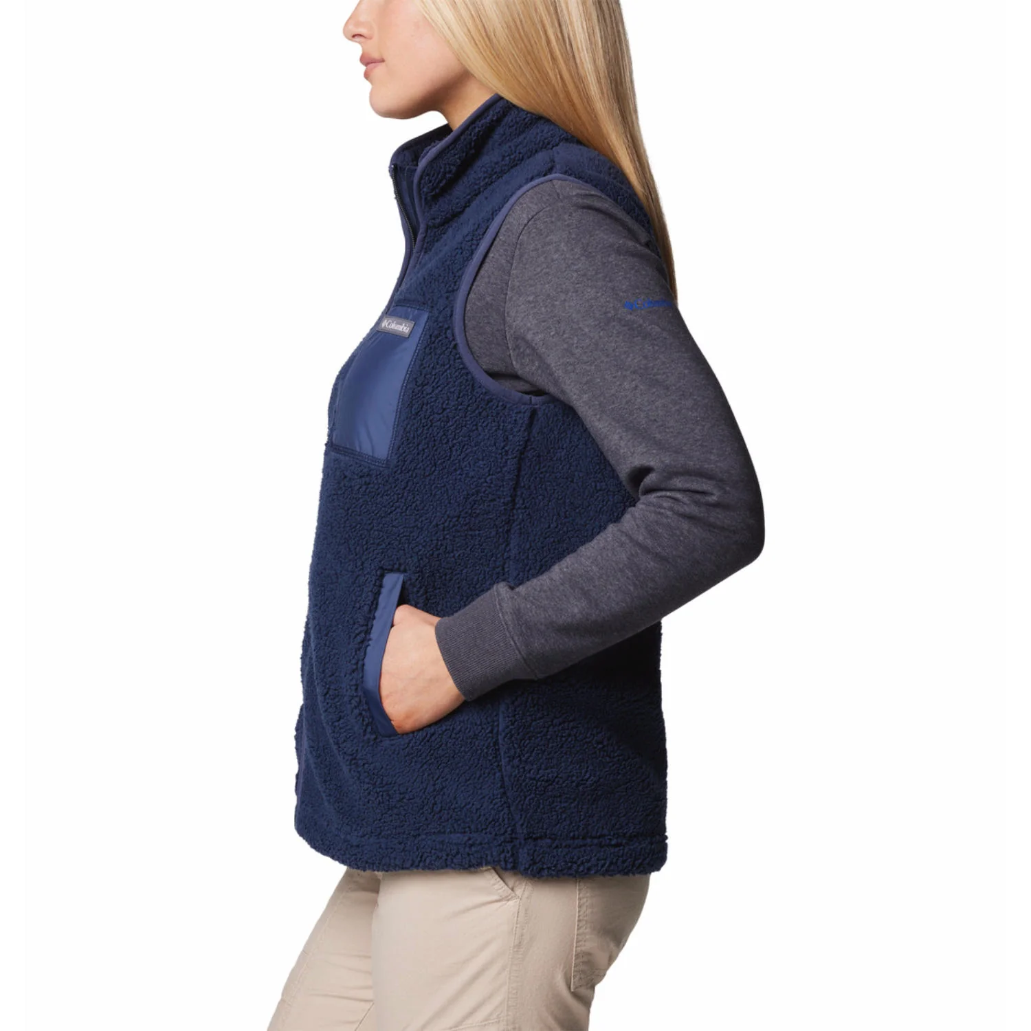 Columbia Women Blue West Bend Vest II - Image 3