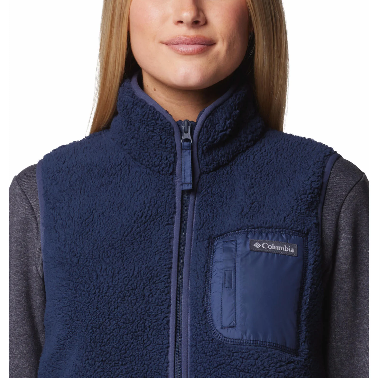 Columbia Women Blue West Bend Vest II - Image 5