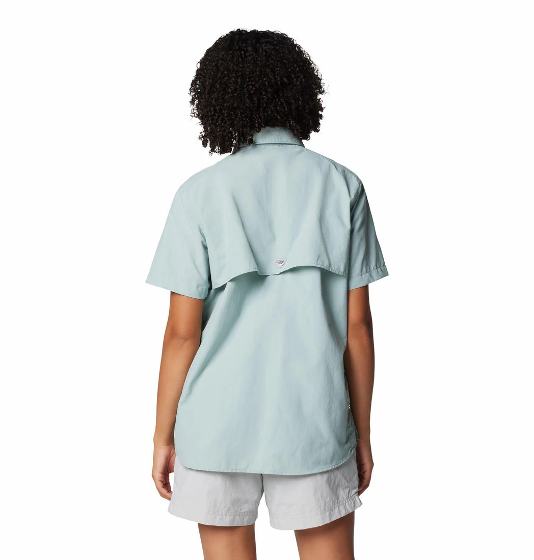 Columbia Women Blue Womens Bahama II SS (Sun Protection) - Image 2
