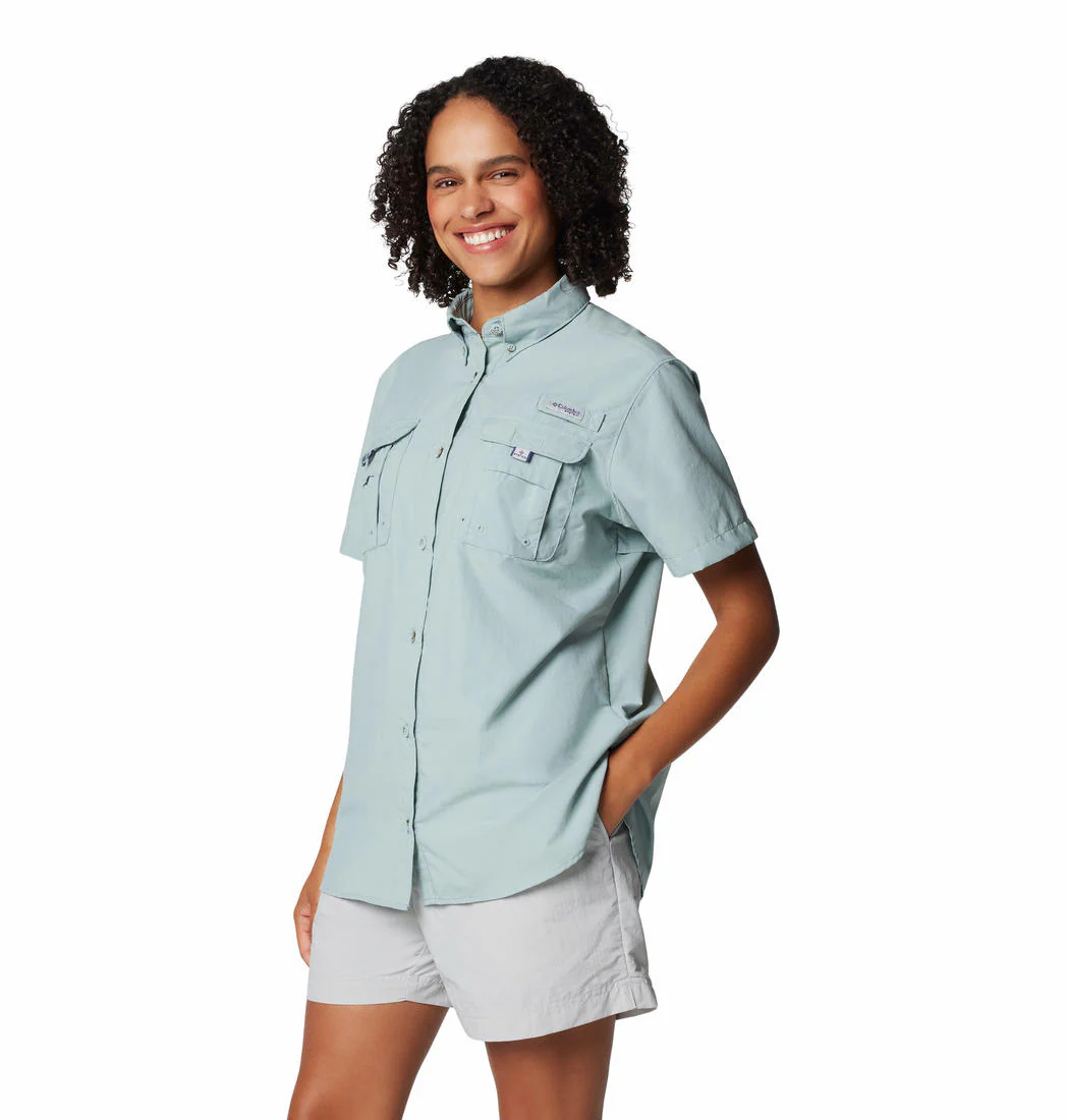 Columbia Women Blue Womens Bahama II SS (Sun Protection) - Image 3