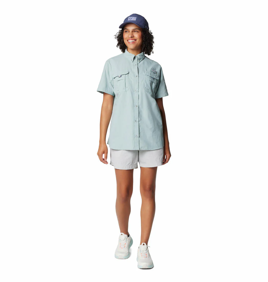 Columbia Women Blue Womens Bahama II SS (Sun Protection) - Image 4