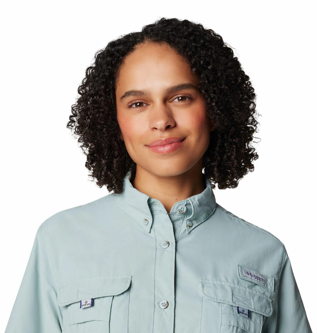 Columbia Women Blue Womens Bahama II SS (Sun Protection) - Image 5