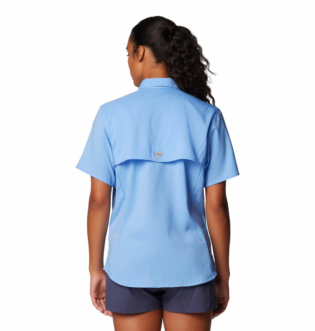 Columbia Women Blue Womens Tamiami II SS Shirt (Sun Protection) - Image 2