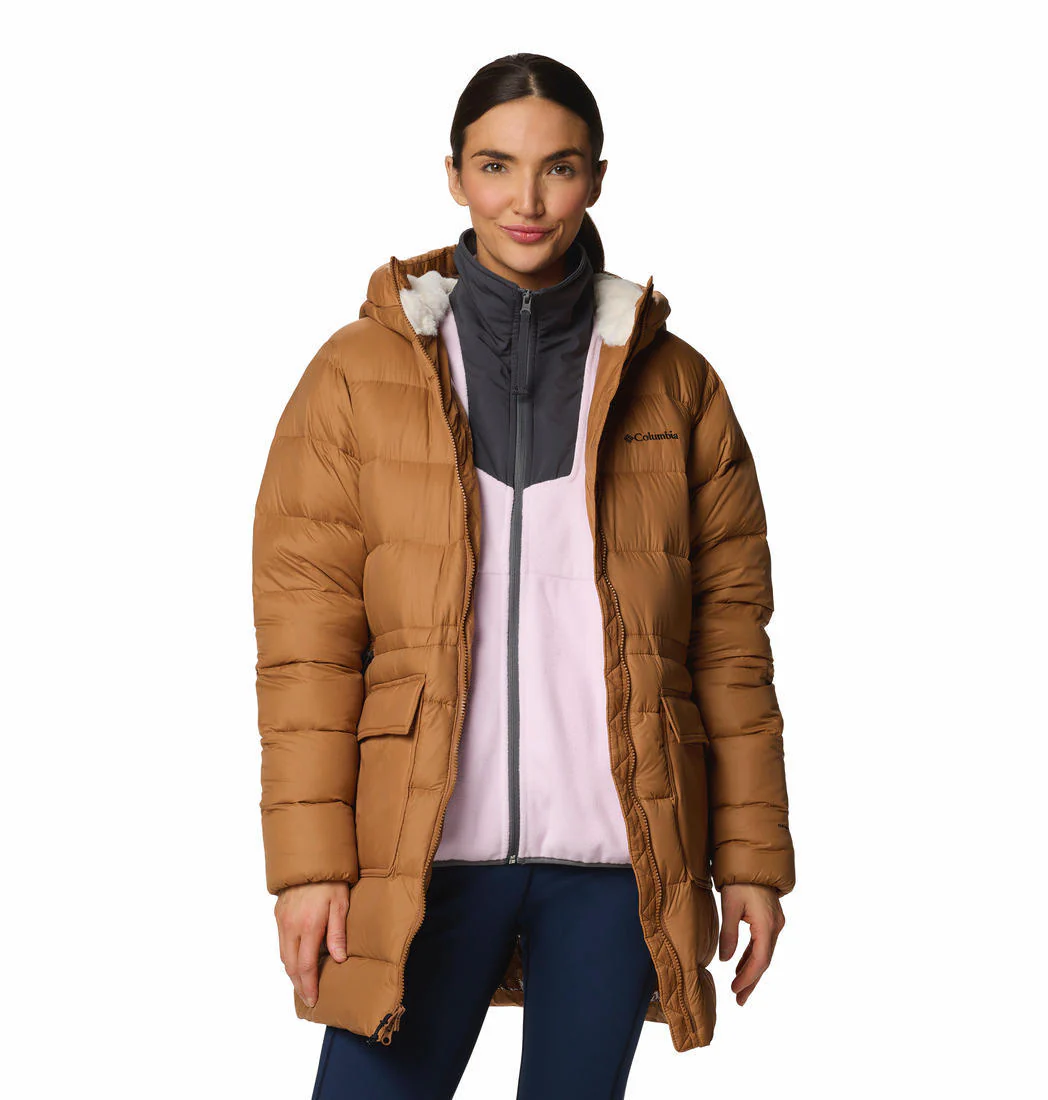 Columbia Women Brown Harmony Falls Mid Down Jacket - Image 8