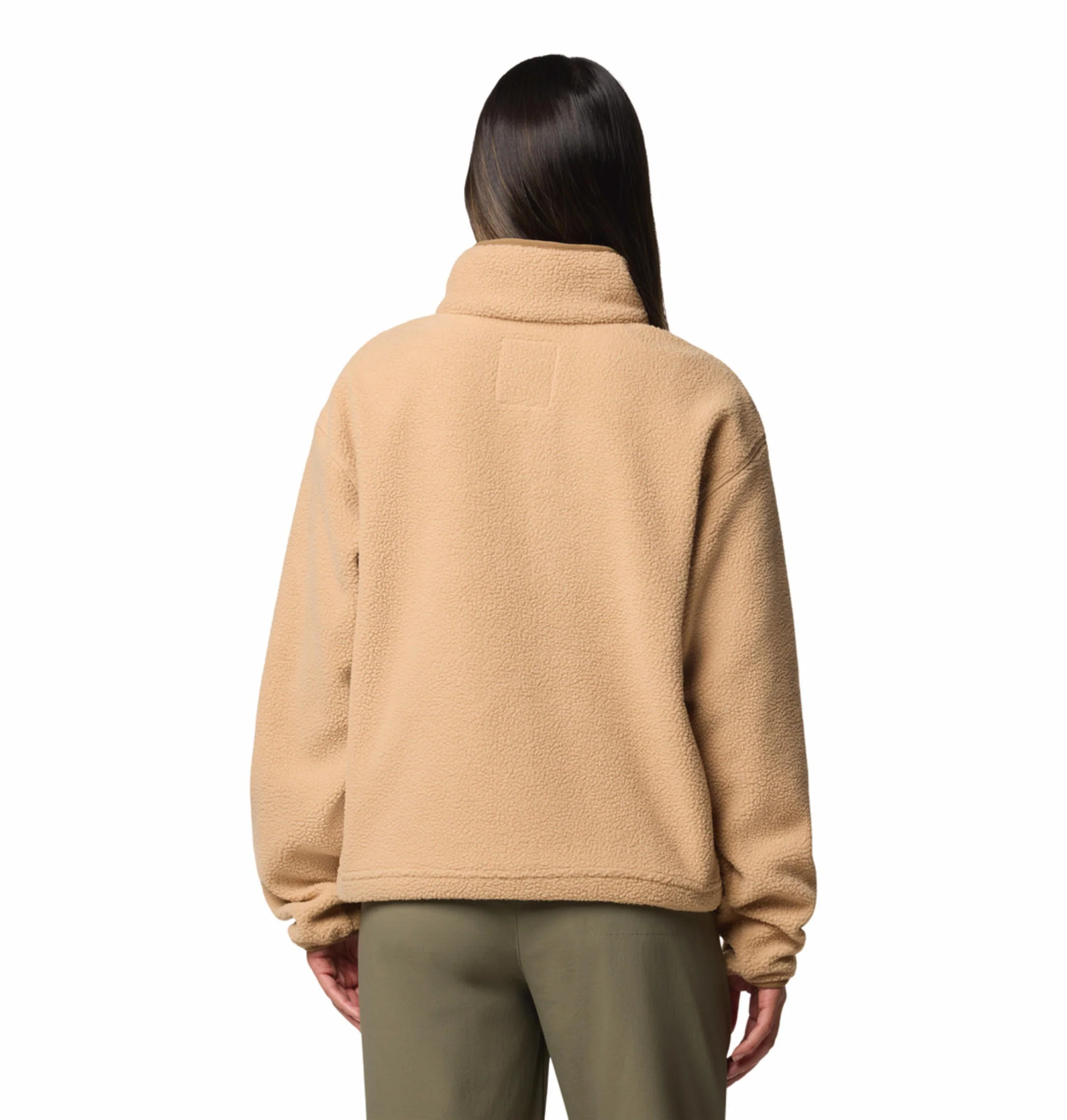 Columbia Women Brown Helvetia II Cropped Half Snap Fleece - Image 5