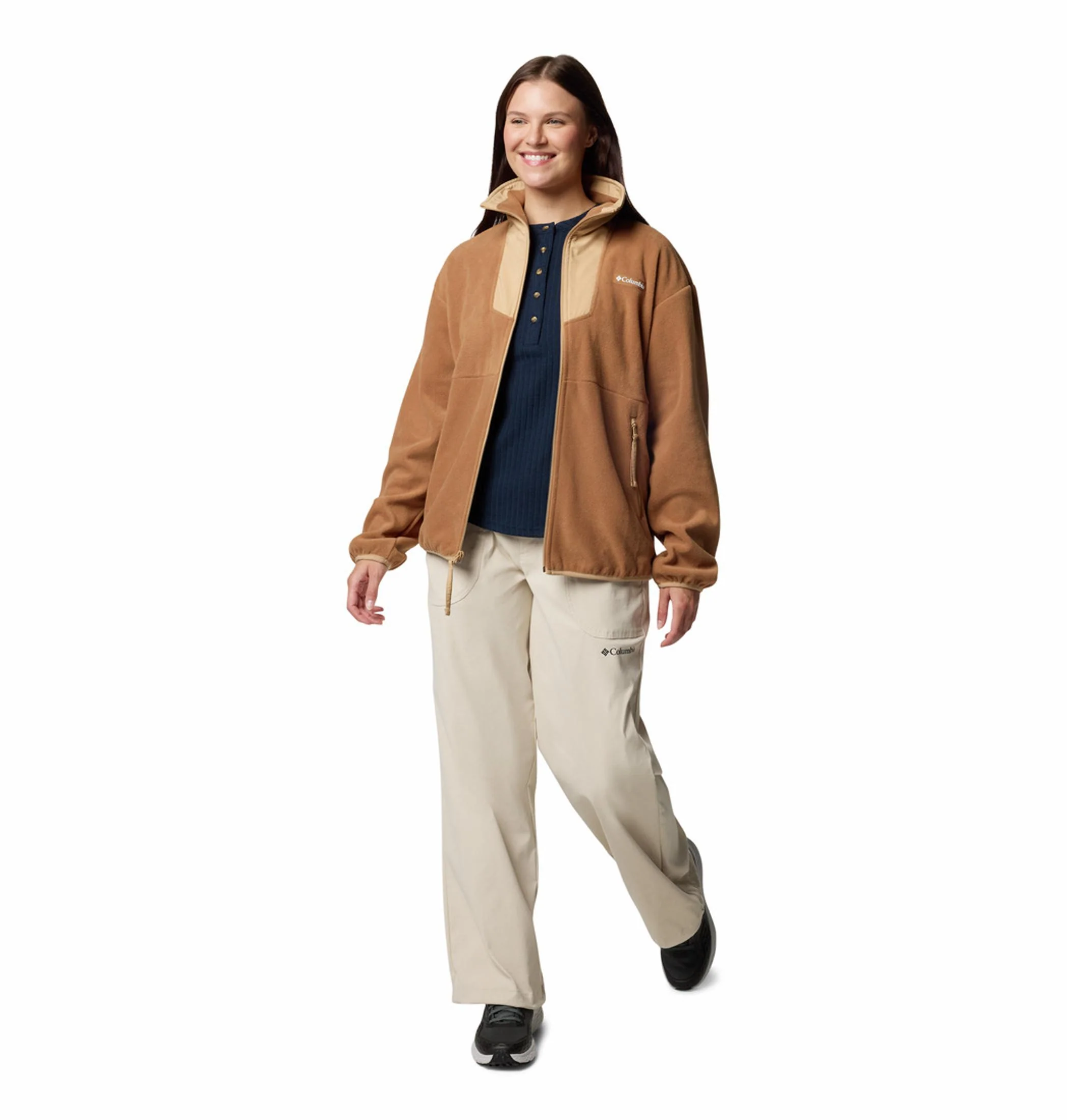 Columbia Women Brown Sequoia Grove Full Zip Fleece - Image 4