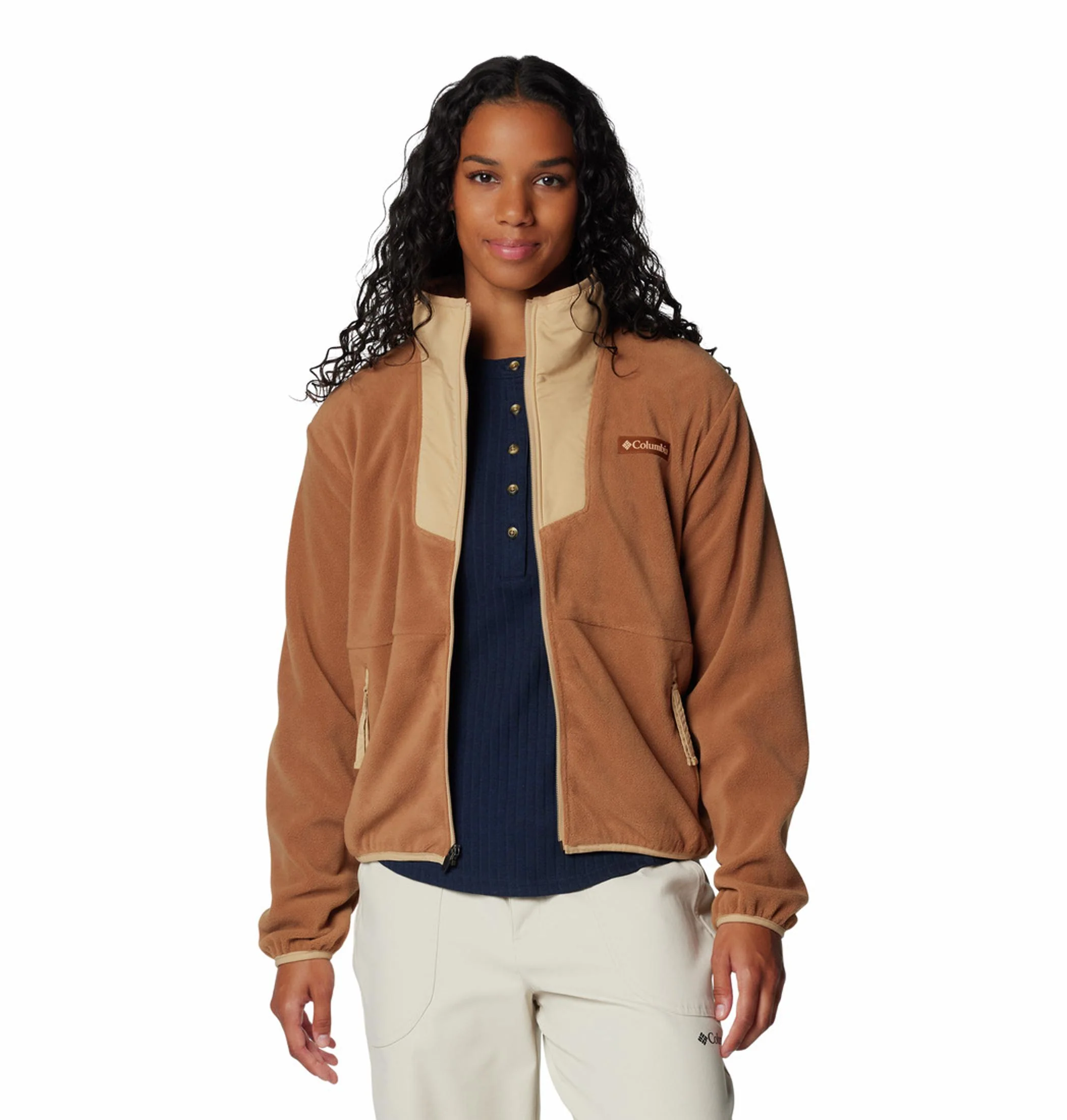 Columbia Women Brown Sequoia Grove Full Zip Fleece - Image 5