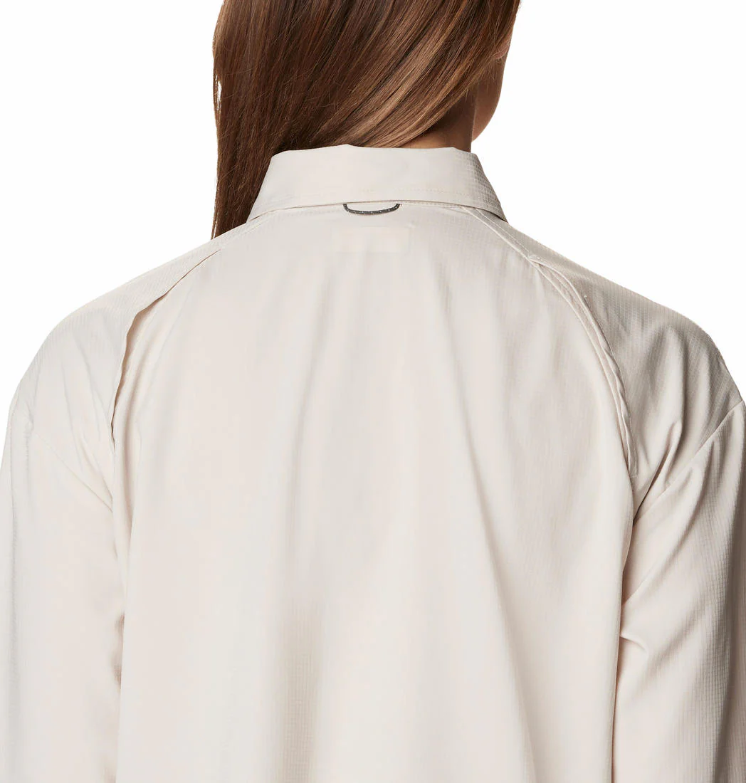 Columbia Women Brown Silver Ridge Utility LS Shirt (Sun Protection) - Image 5