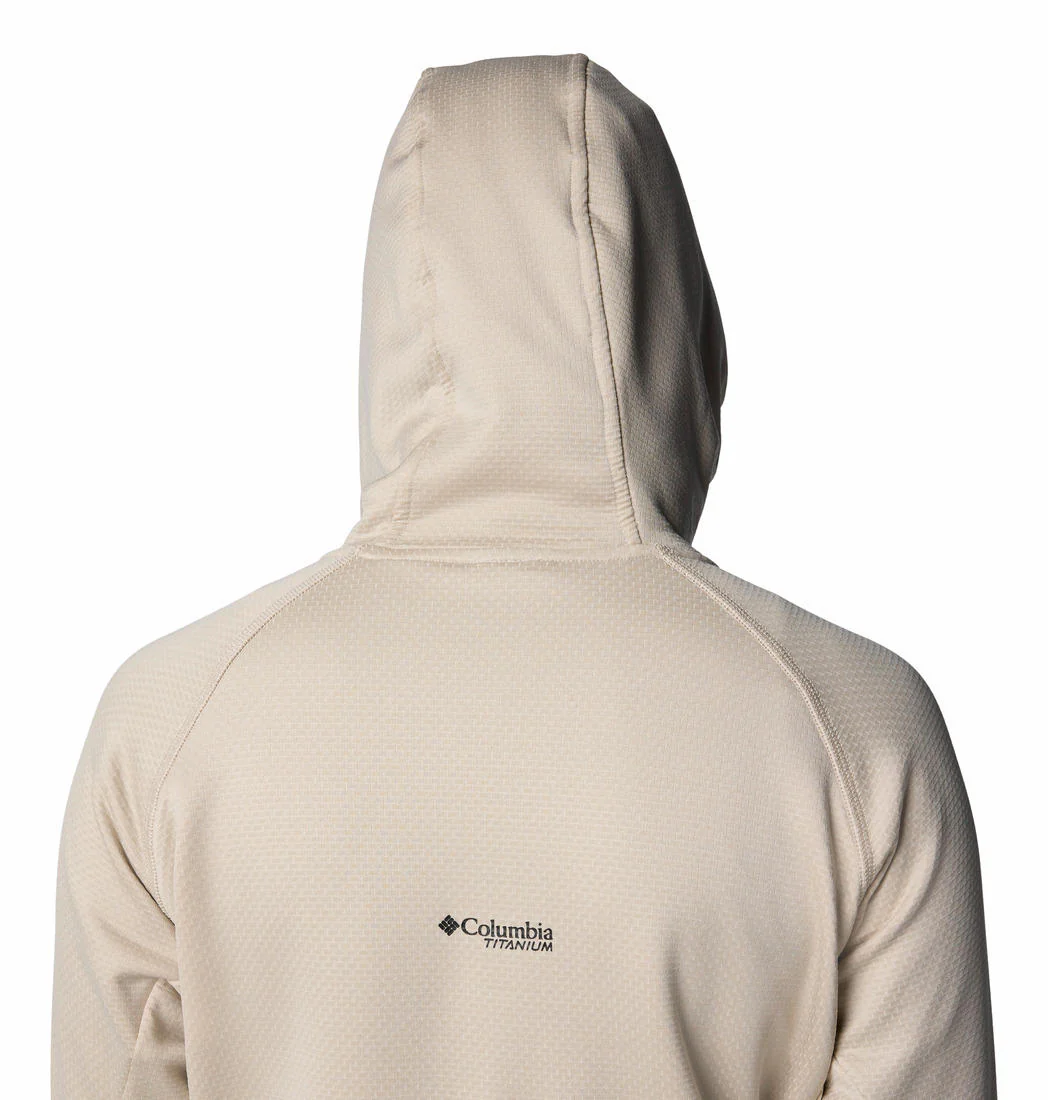 Columbia Women Brown Triple Canyon Grid Fleece Hooded FZ - Image 8