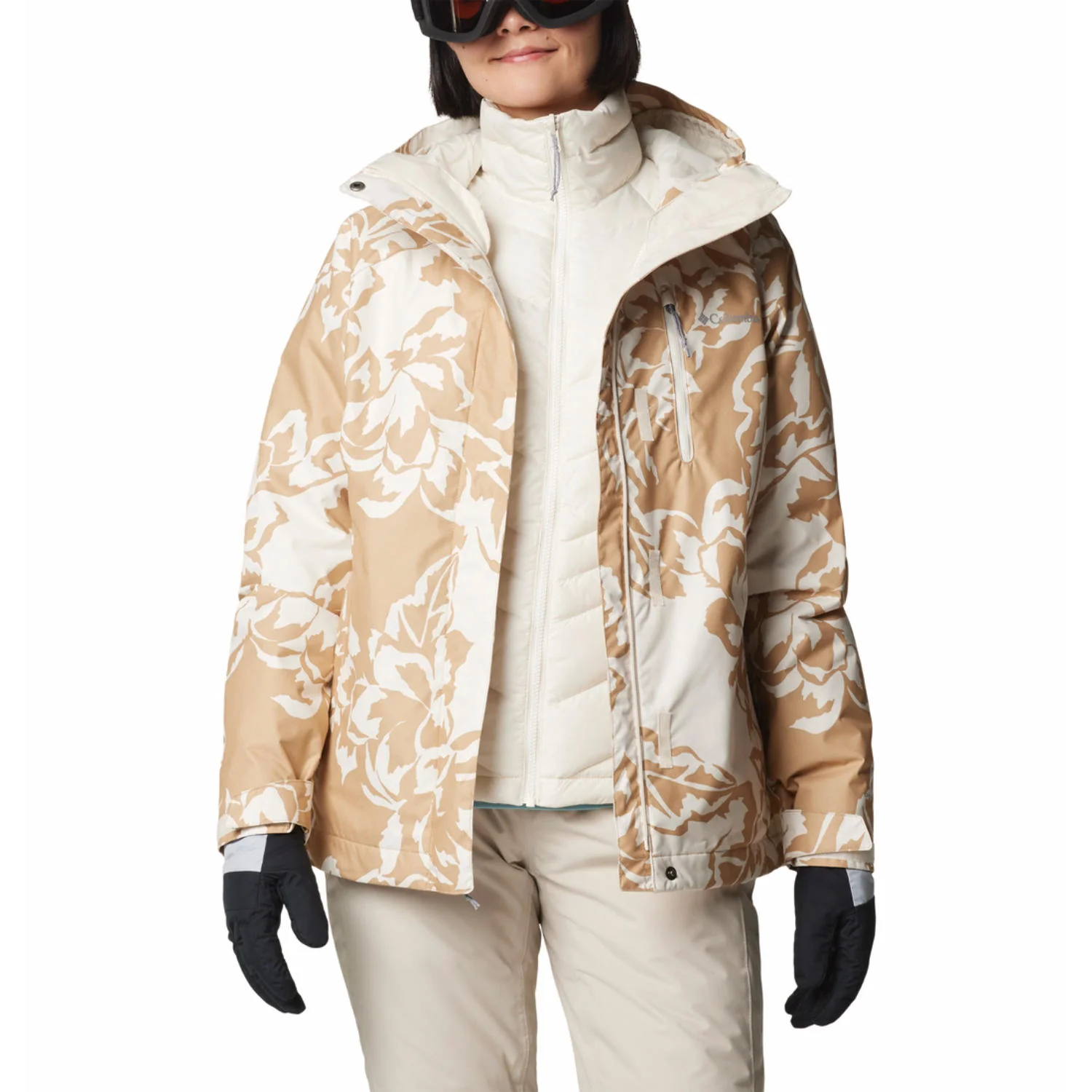 Columbia Women Brown Whirlibird V Printed Interchange Jacket - Image 10