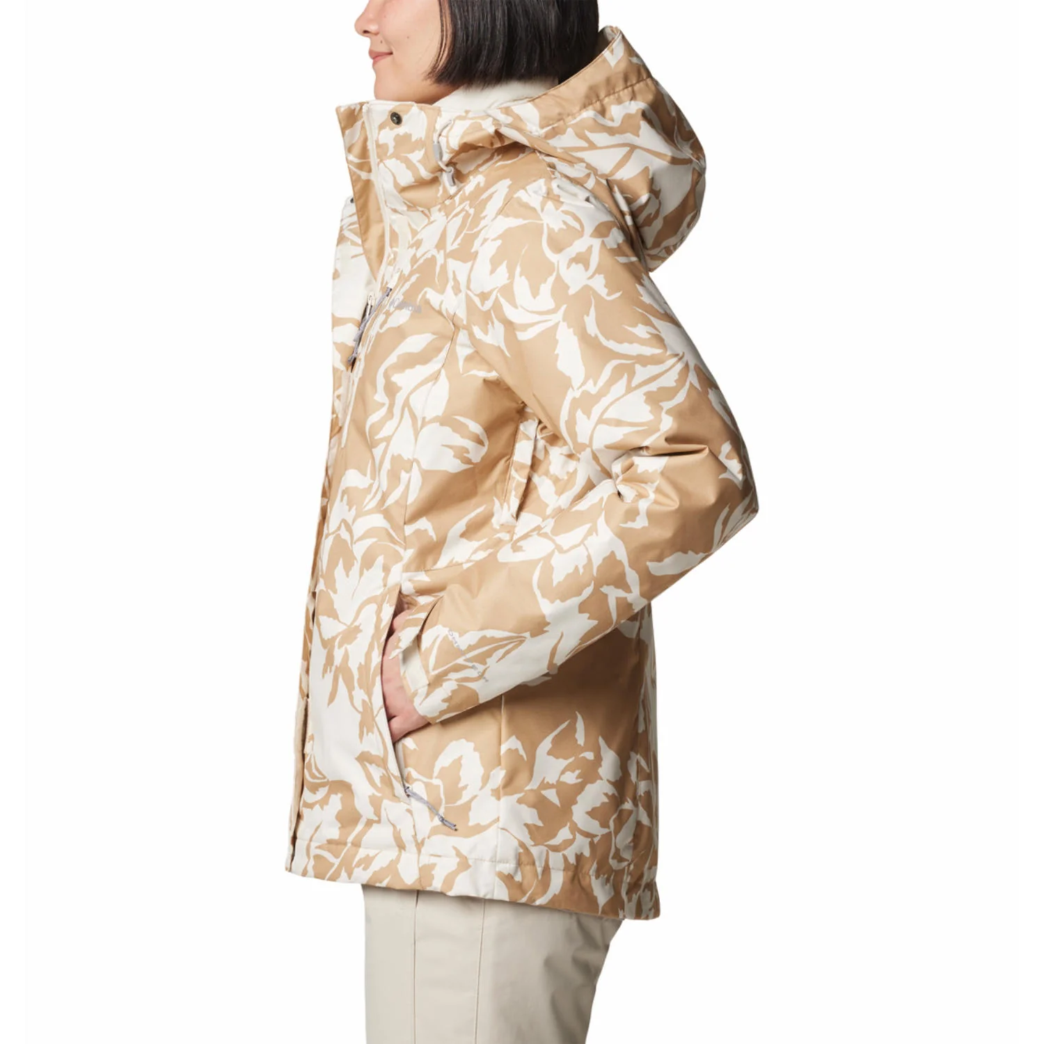 Columbia Women Brown Whirlibird V Printed Interchange Jacket - Image 3