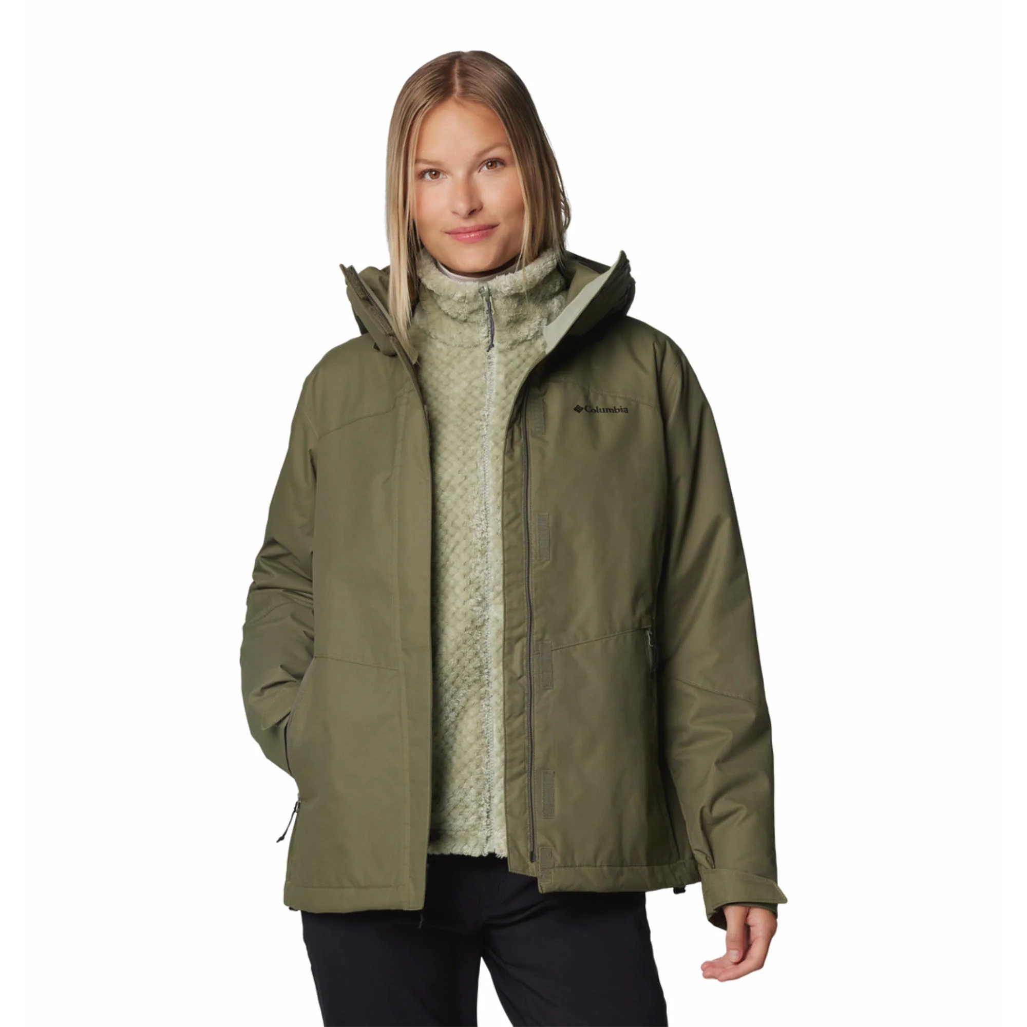 Columbia Women Green Bugaboo III Fleece Interchange Jacket - Image 11