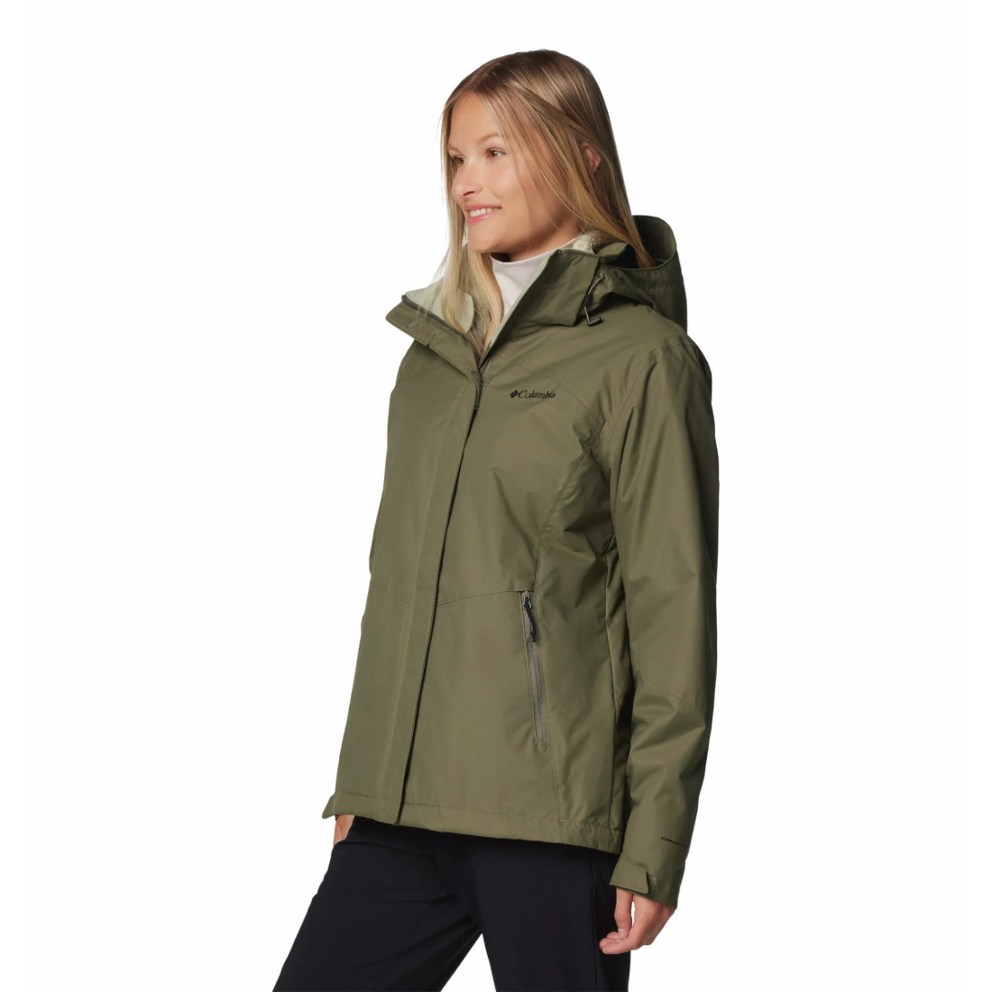Columbia Women Green Bugaboo III Fleece Interchange Jacket - Image 3