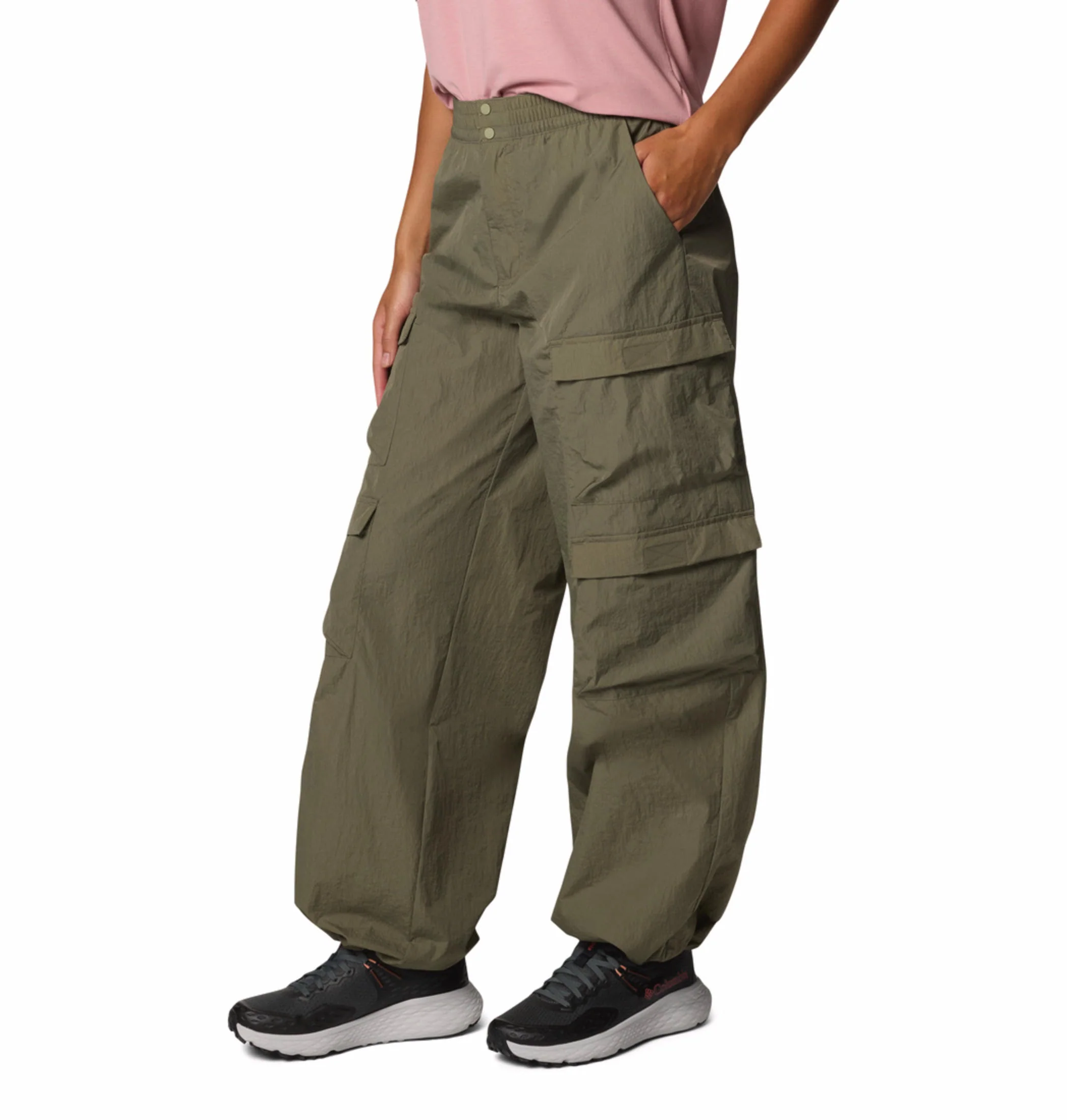 Columbia Women Green Elevated View Parachute Pant - Image 4