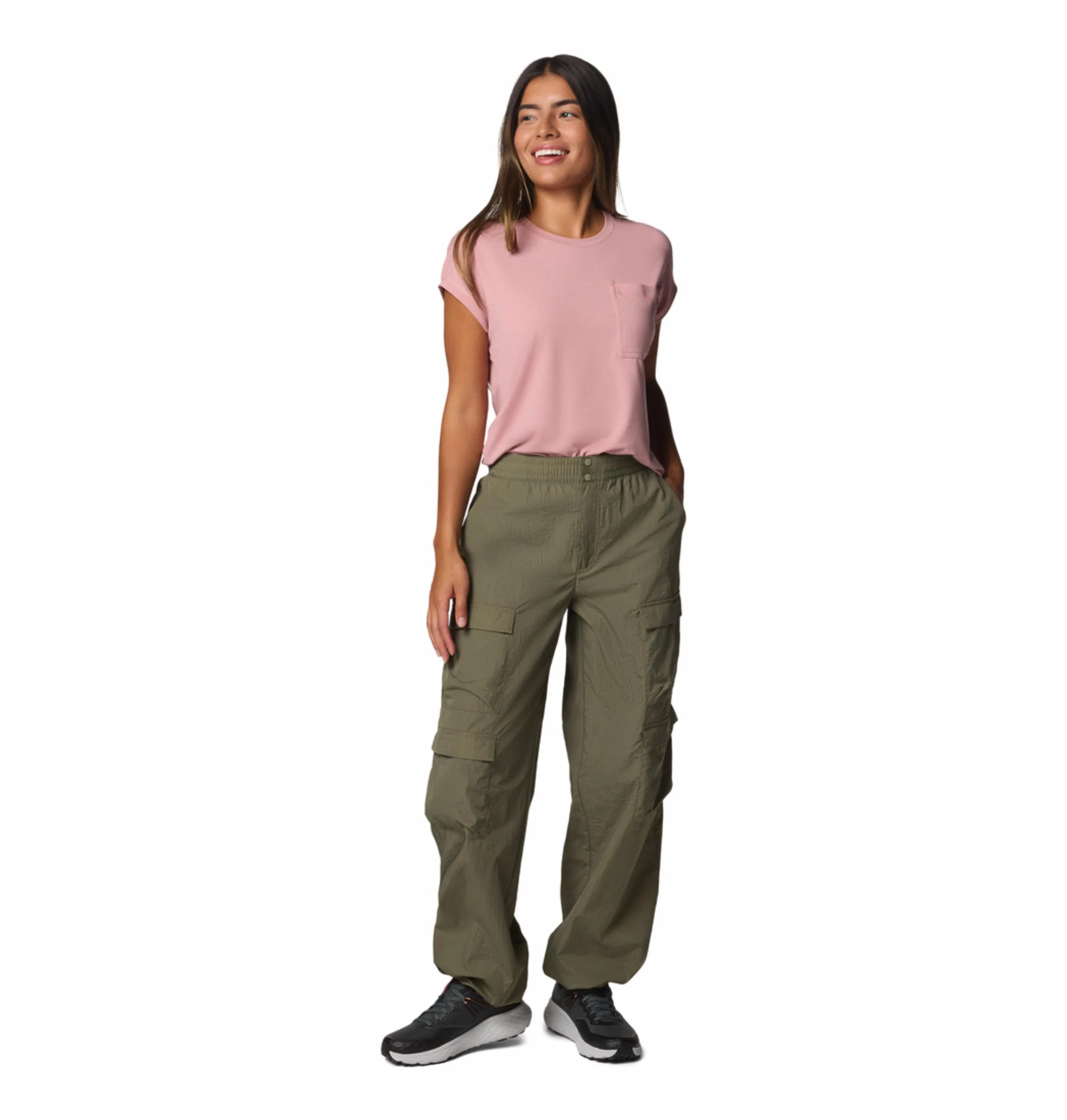 Columbia Women Green Elevated View Parachute Pant - Image 6