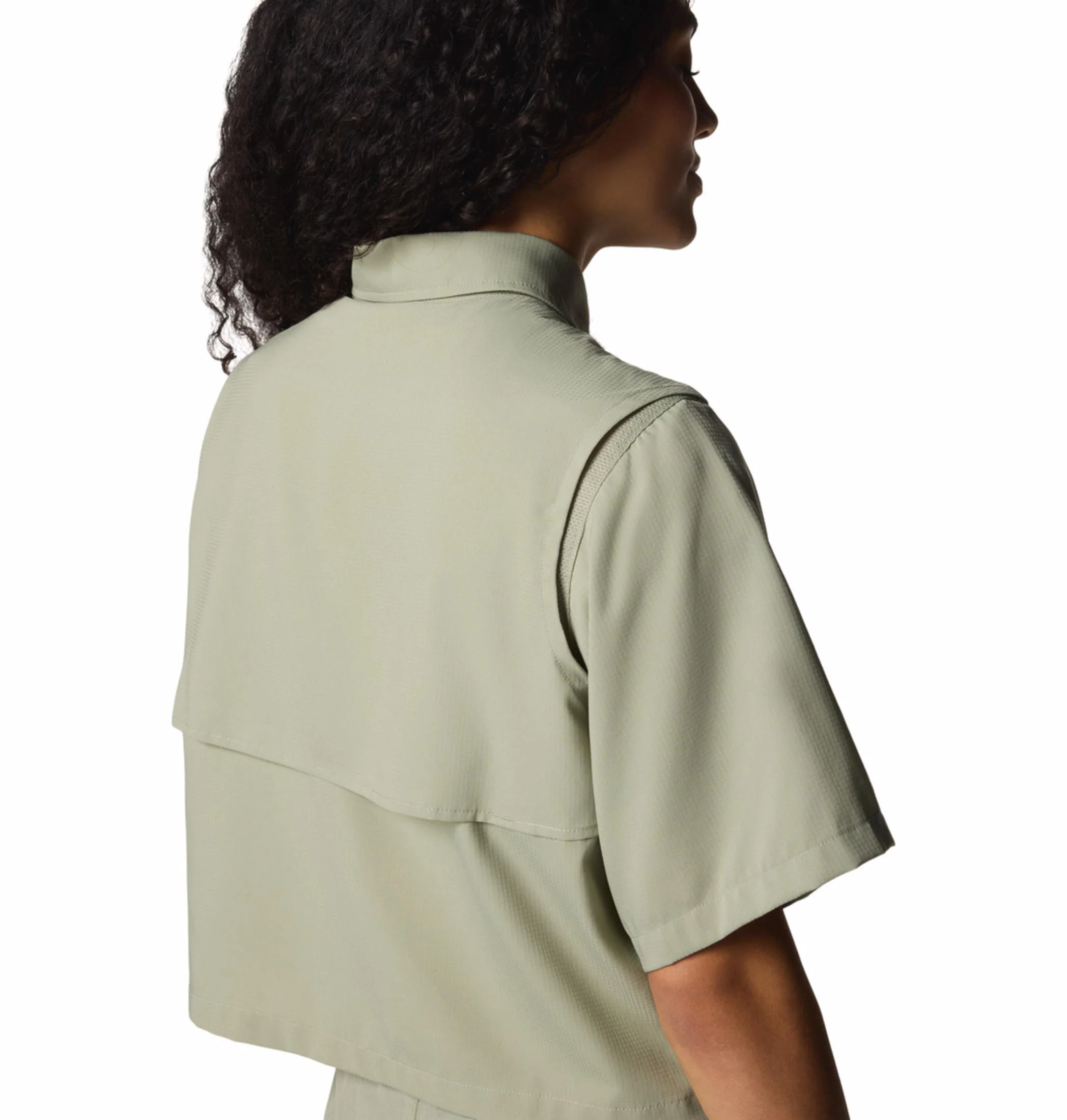 Columbia Women Green Elevated View Utility SS (Sun Protection) - Image 8