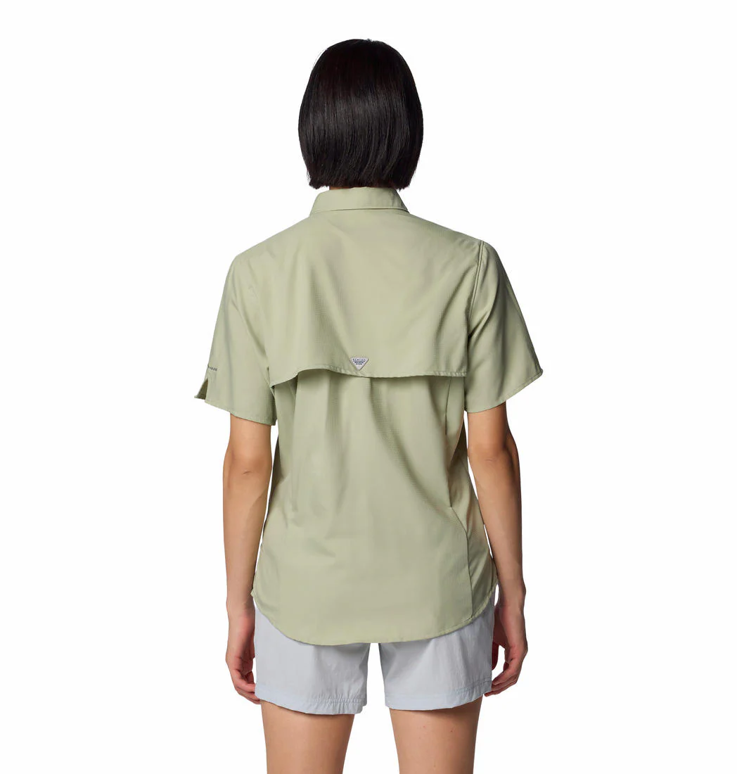 Columbia Women Green Womens Tamiami II SS Shirt (Sun Protection) - Image 2