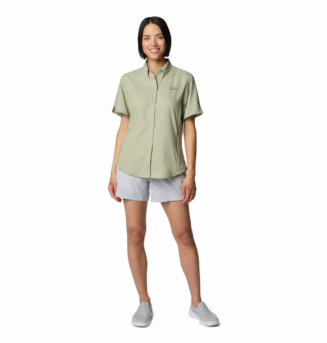 Columbia Women Green Womens Tamiami II SS Shirt (Sun Protection) - Image 4