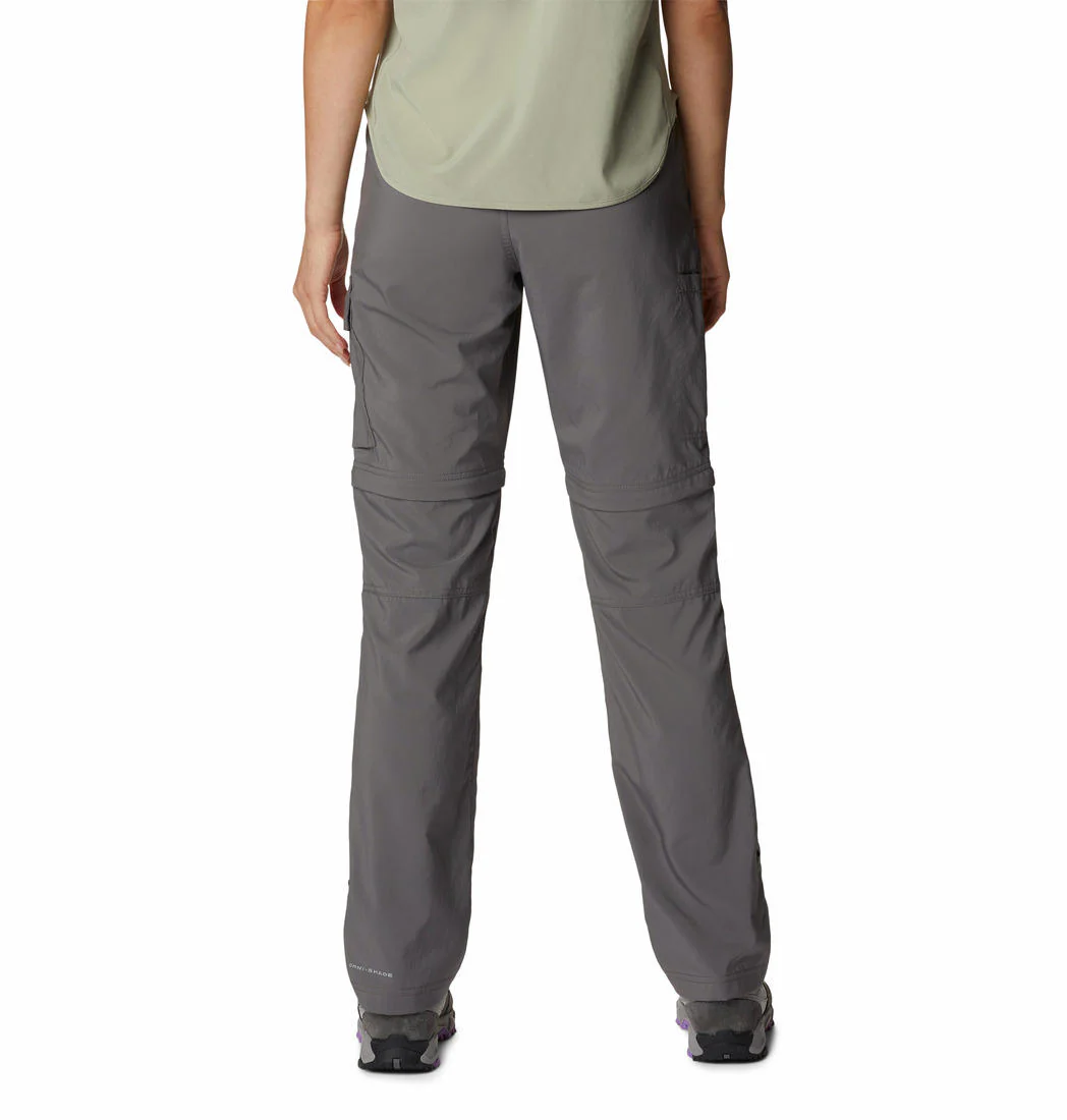 Columbia Women Grey Silver Ridge Utility Convertible Pant (Sun Protection) - Image 2