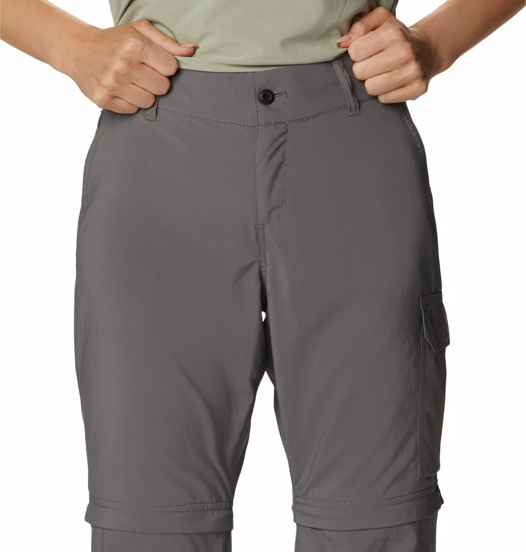 Columbia Women Grey Silver Ridge Utility Convertible Pant (Sun Protection) - Image 4