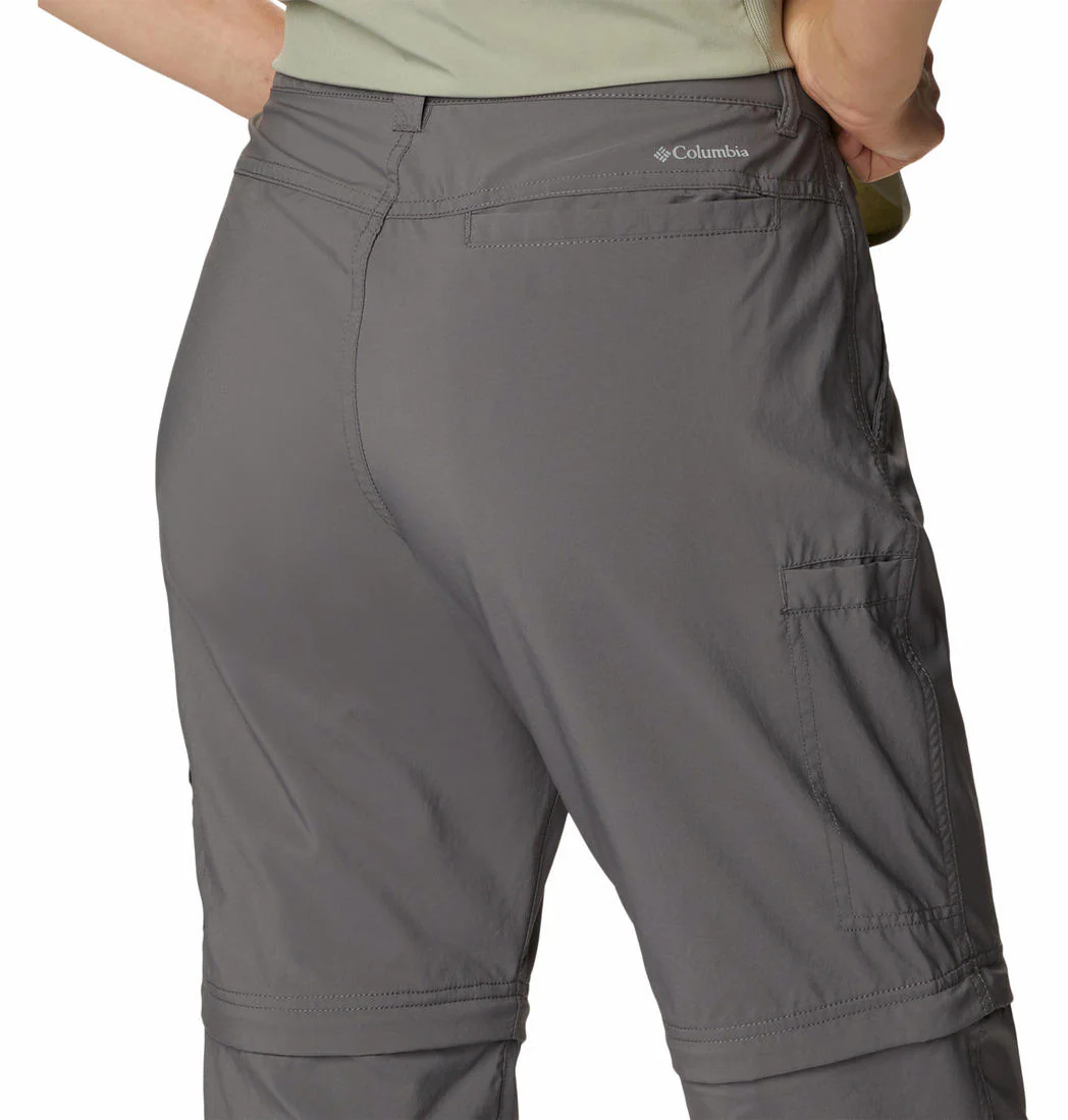 Columbia Women Grey Silver Ridge Utility Convertible Pant (Sun Protection) - Image 5