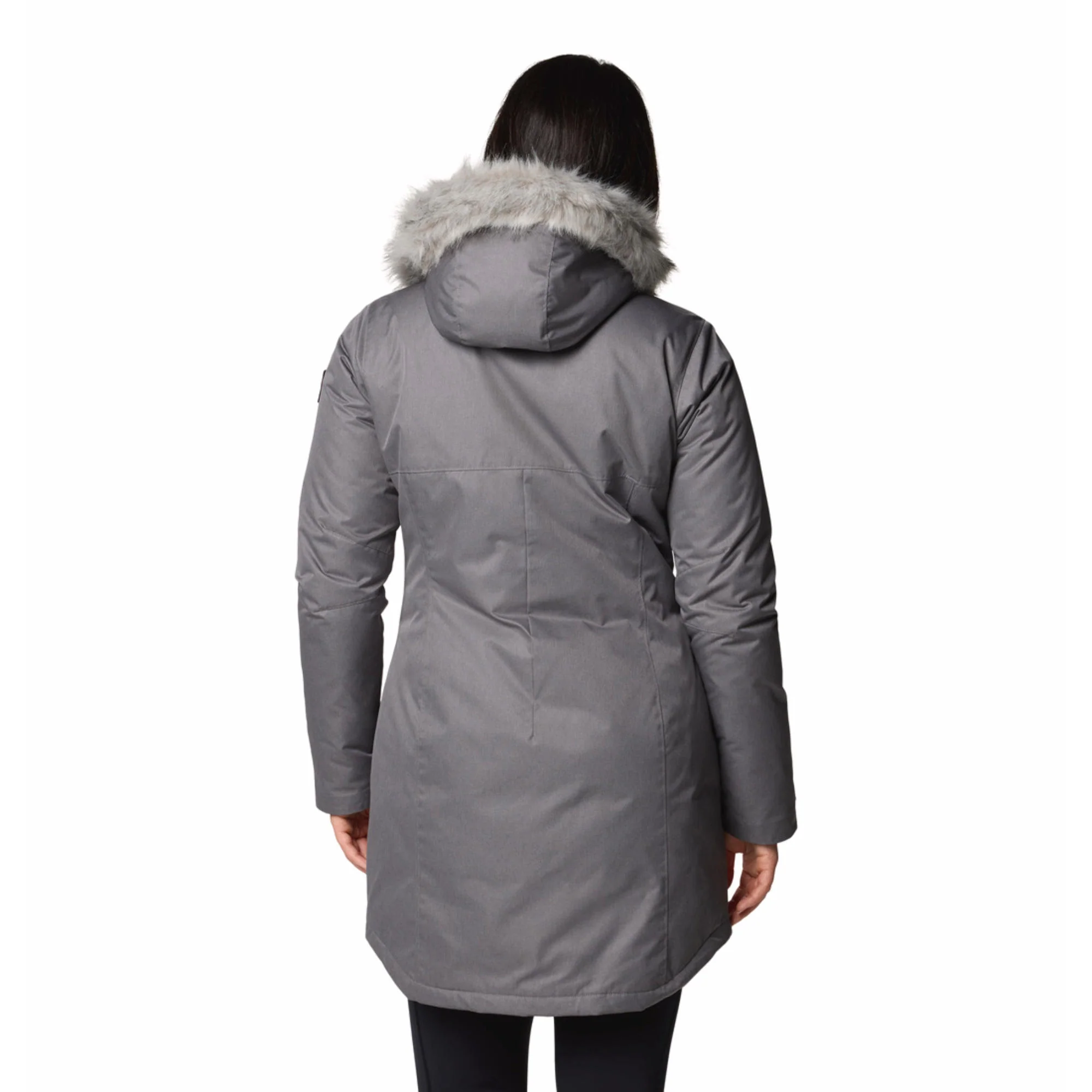 Columbia Women Grey Suttle Mountain Long Insulated Jacket - Image 2