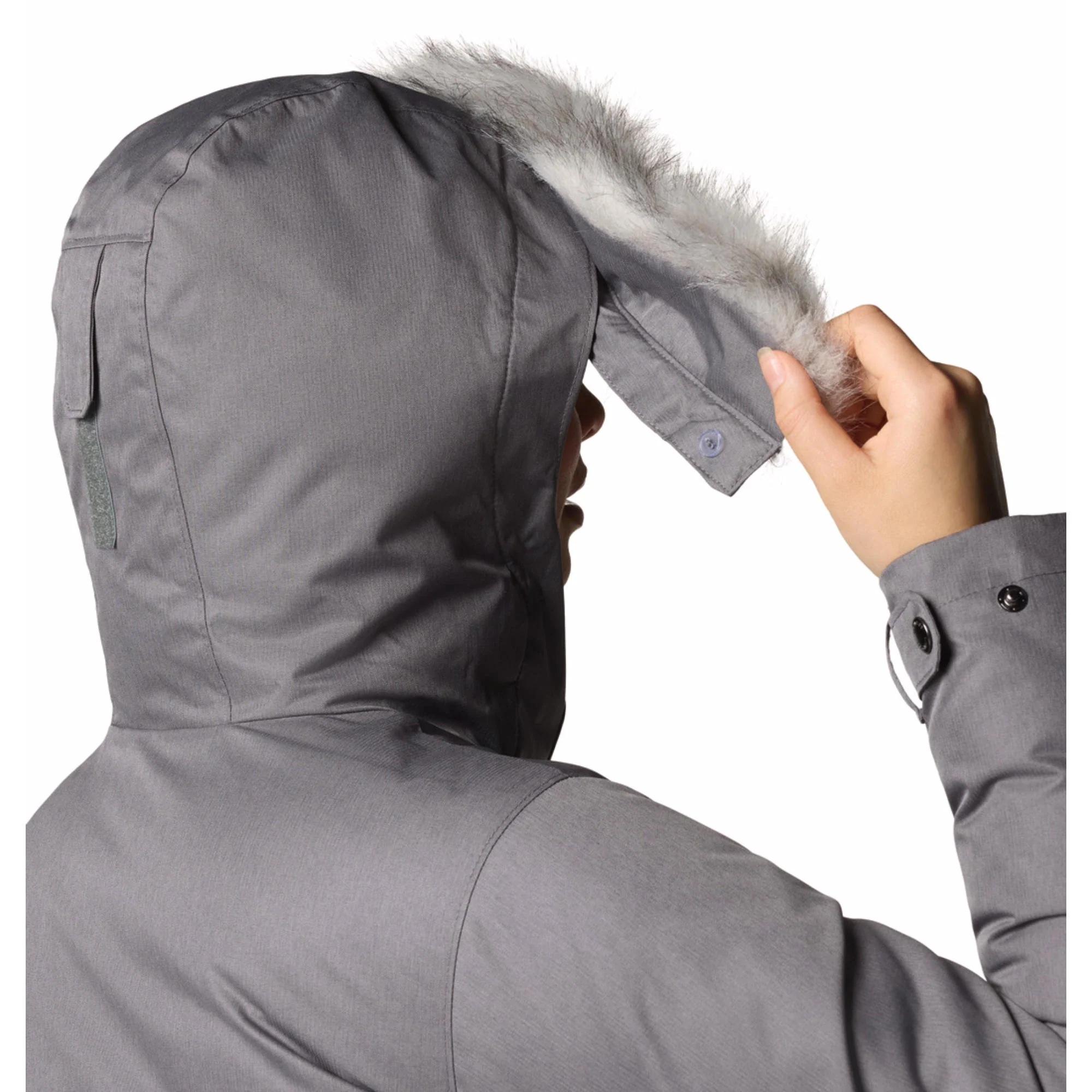 Columbia Women Grey Suttle Mountain Long Insulated Jacket - Image 9