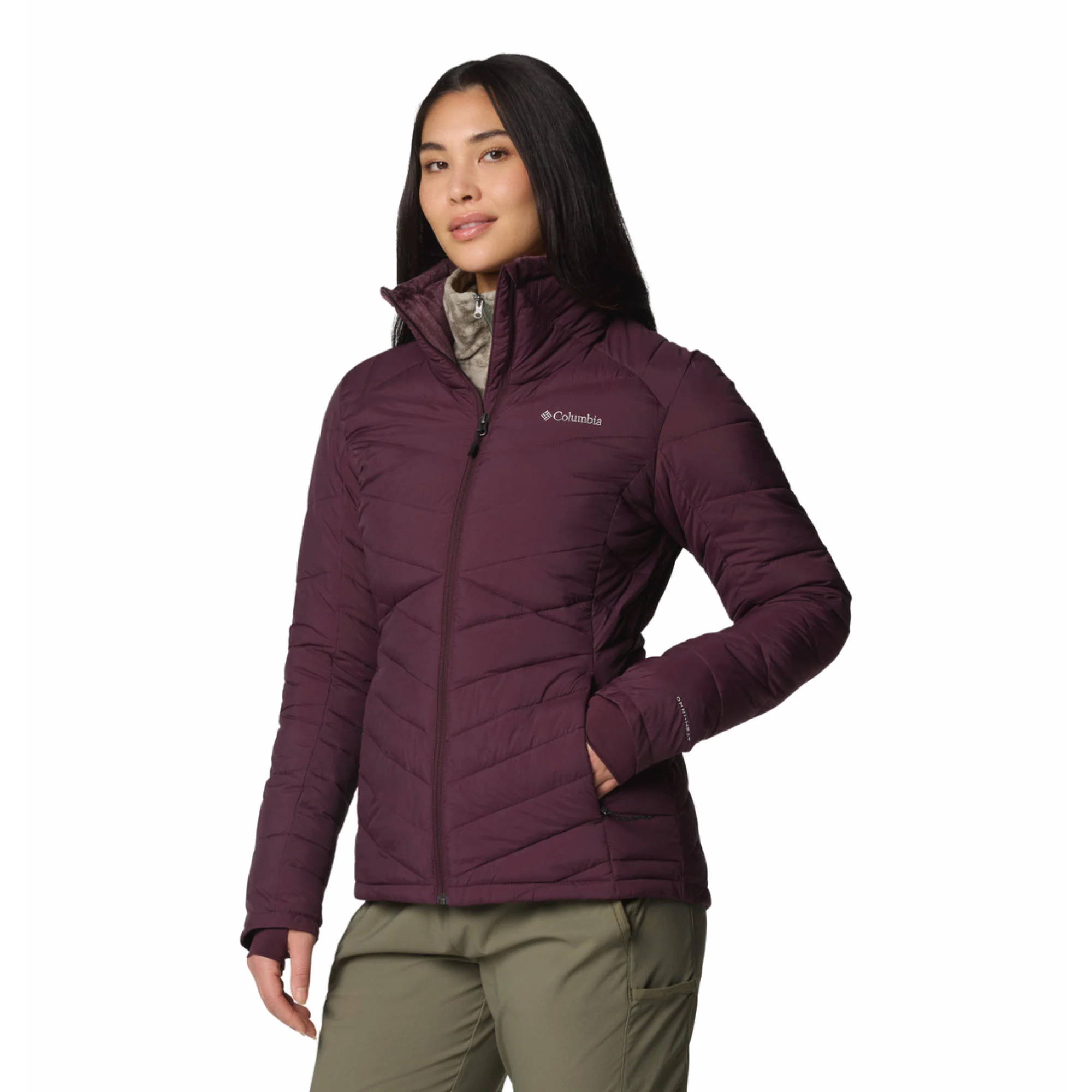 Columbia Women Red Joy Peak II Full Zip Jacket - Image 3