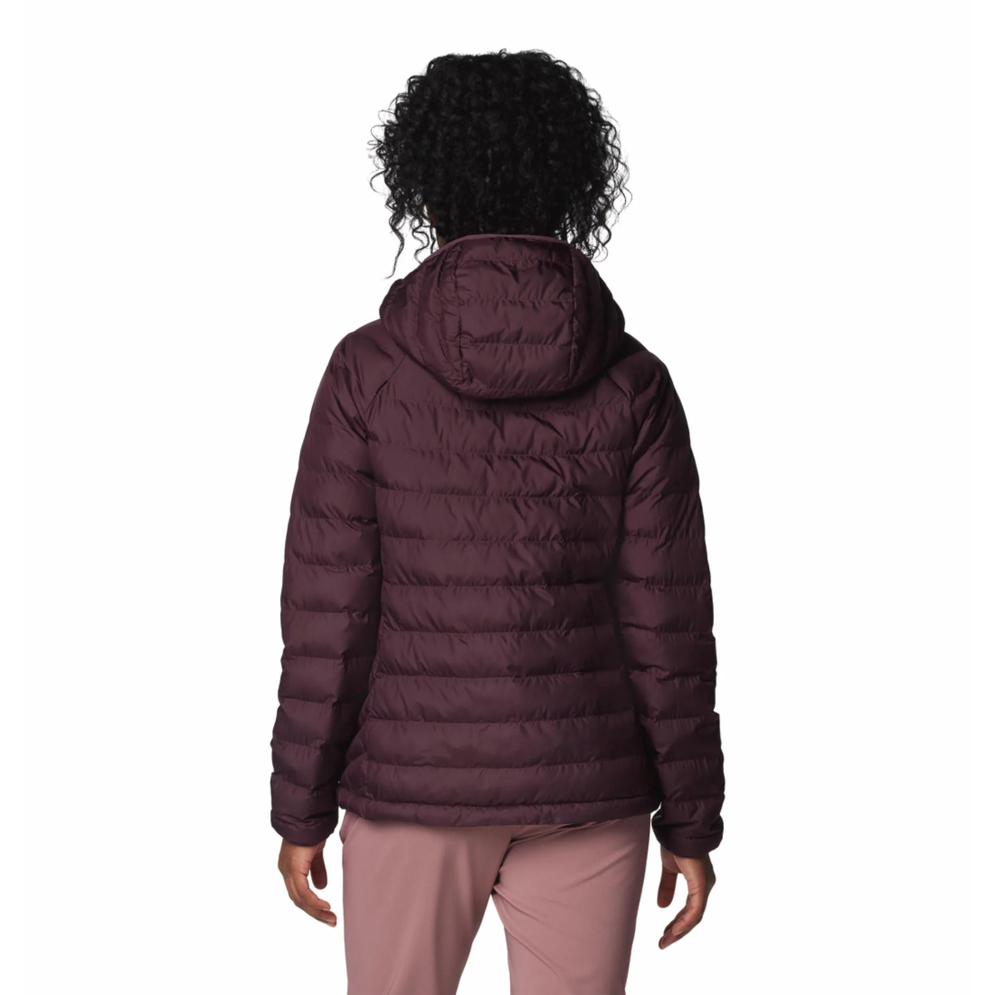 Columbia Women Red Powder Lite II Hooded Jacket - Image 2