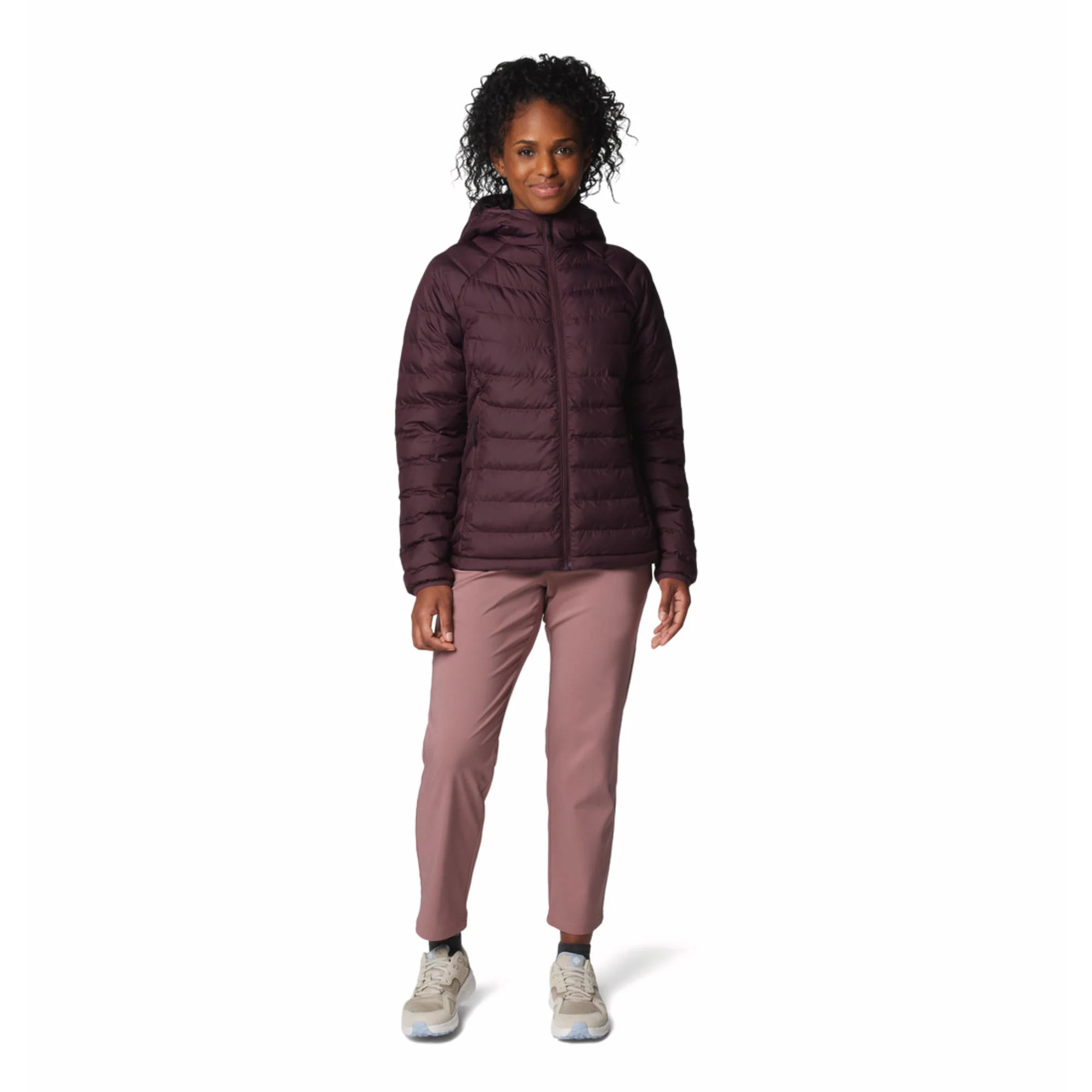 Columbia Women Red Powder Lite II Hooded Jacket - Image 4