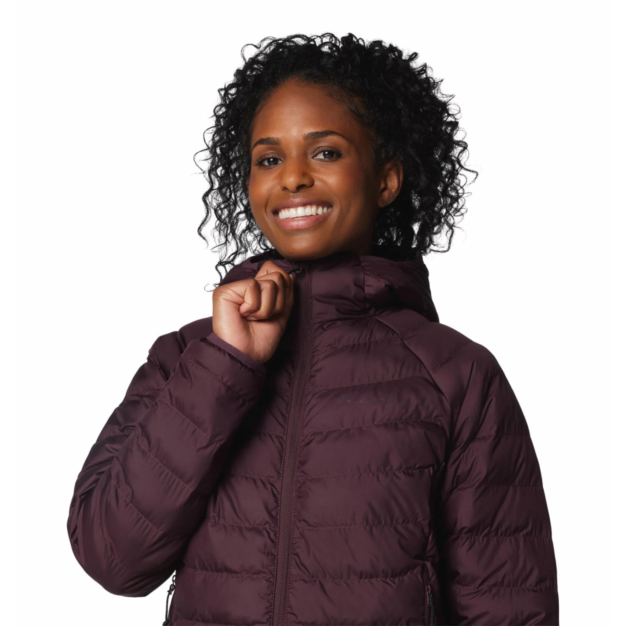 Columbia Women Red Powder Lite II Hooded Jacket - Image 5