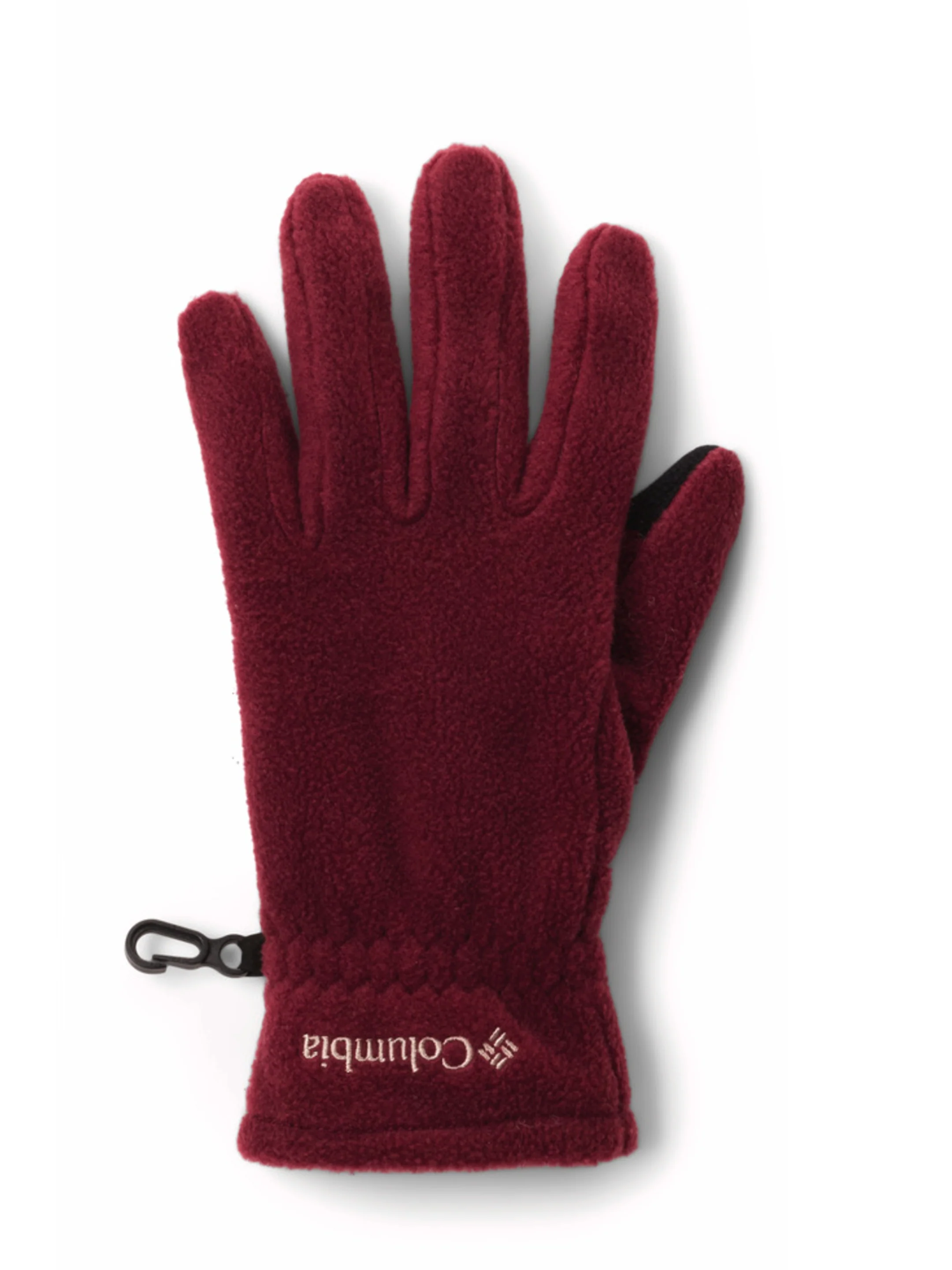 Columbia Womens Maroon  W Benton Springs II Fleece Gloves - Image 4