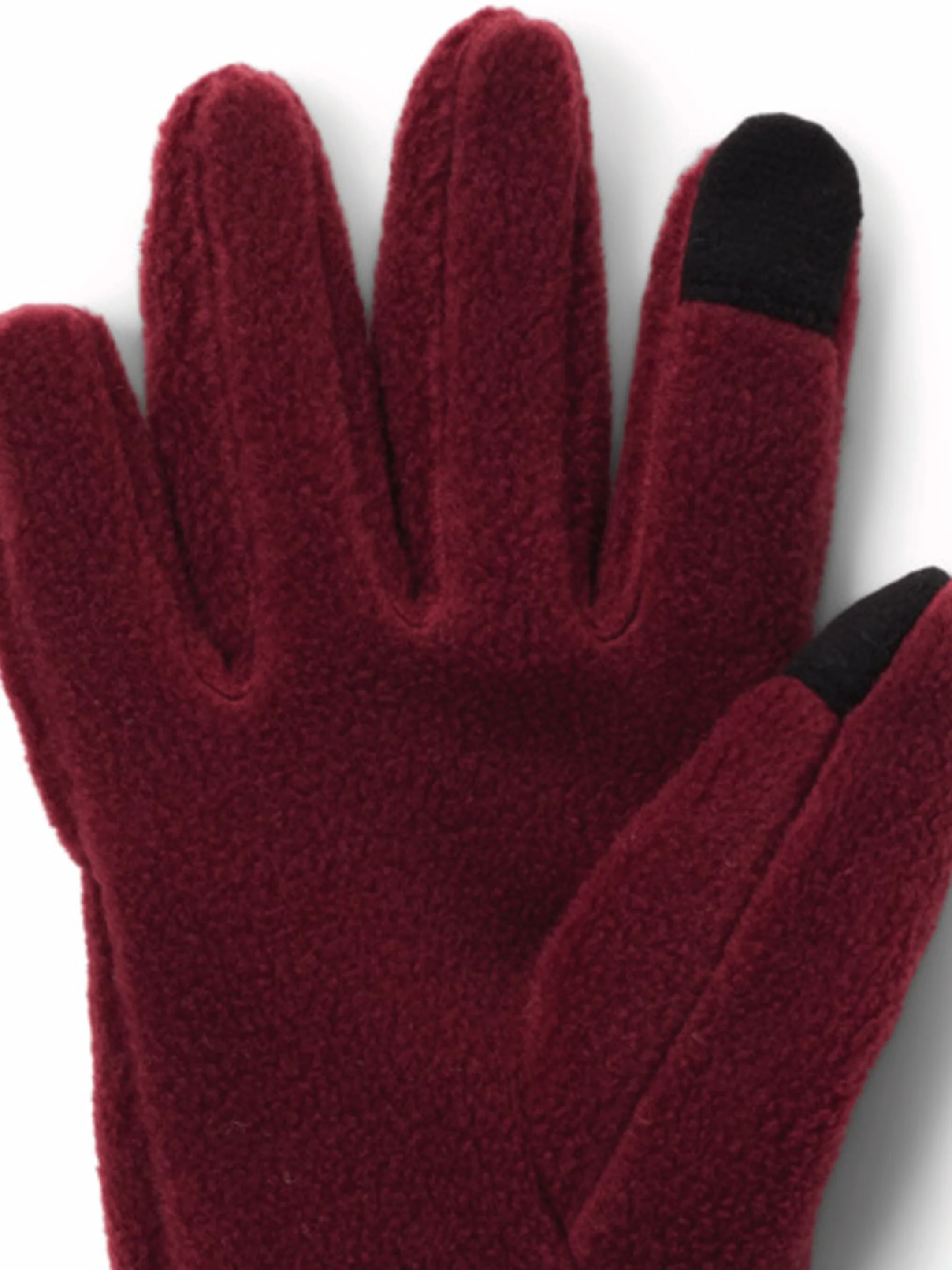 Columbia Womens Maroon  W Benton Springs II Fleece Gloves - Image 6