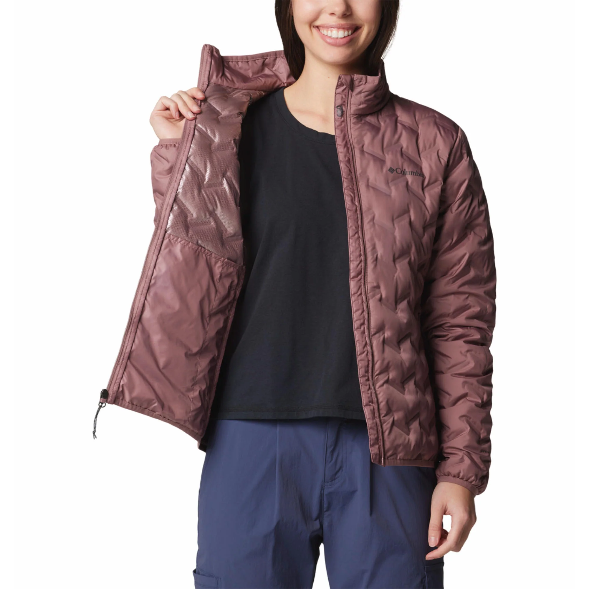 Columbia Women Red Delta Ridge II Down Jacket - Image 8