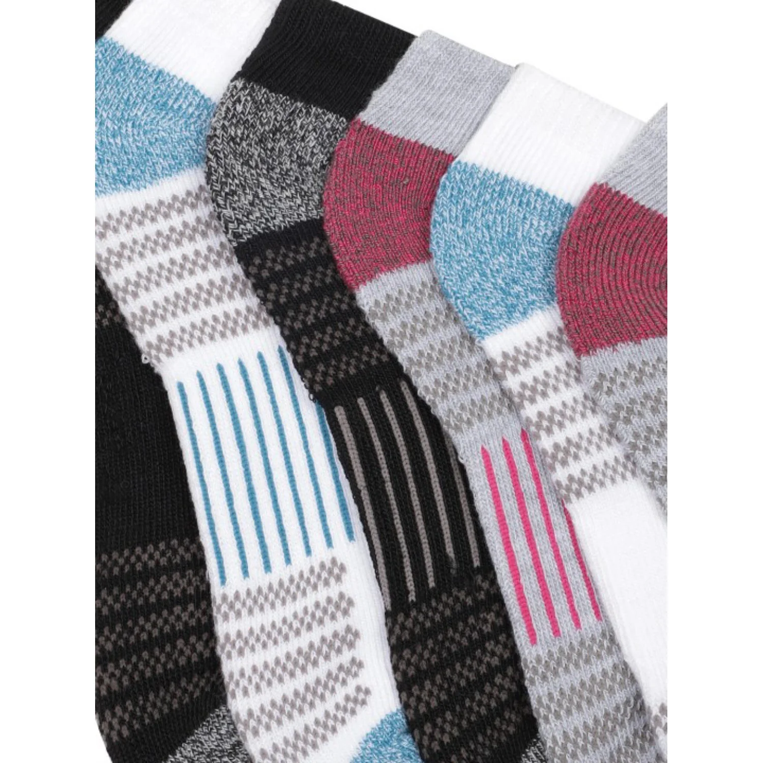 Columbia Women Multi FASHION NO-SHOW WITH PIQUE FOOTBED  (6 Pair) (Non Returnable) - Image 3