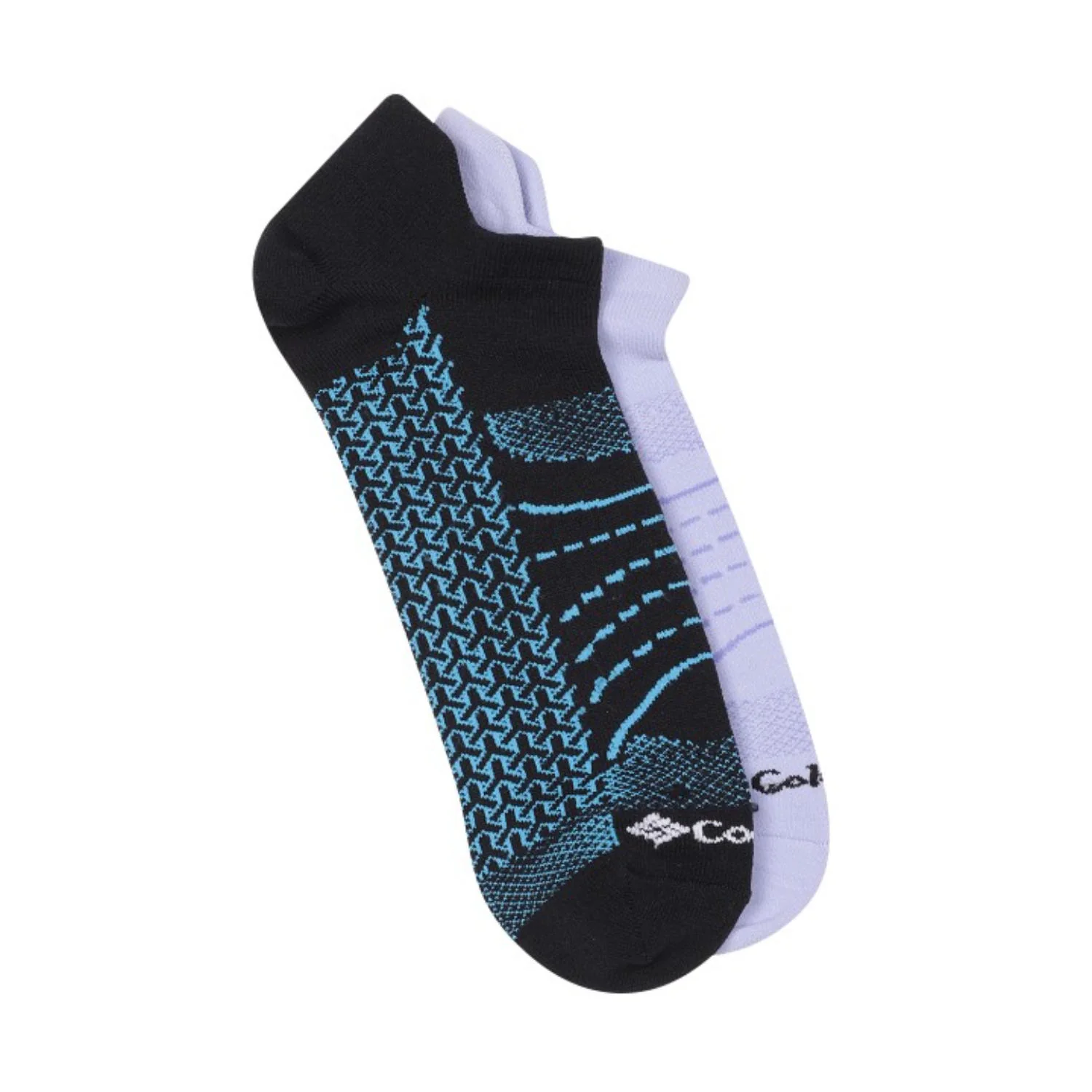 Columbia Women Multi MAPPED BRRR NO-SHOW LIGHTWEIGHT  (2 Pair) (Non Returnable) - Image 2