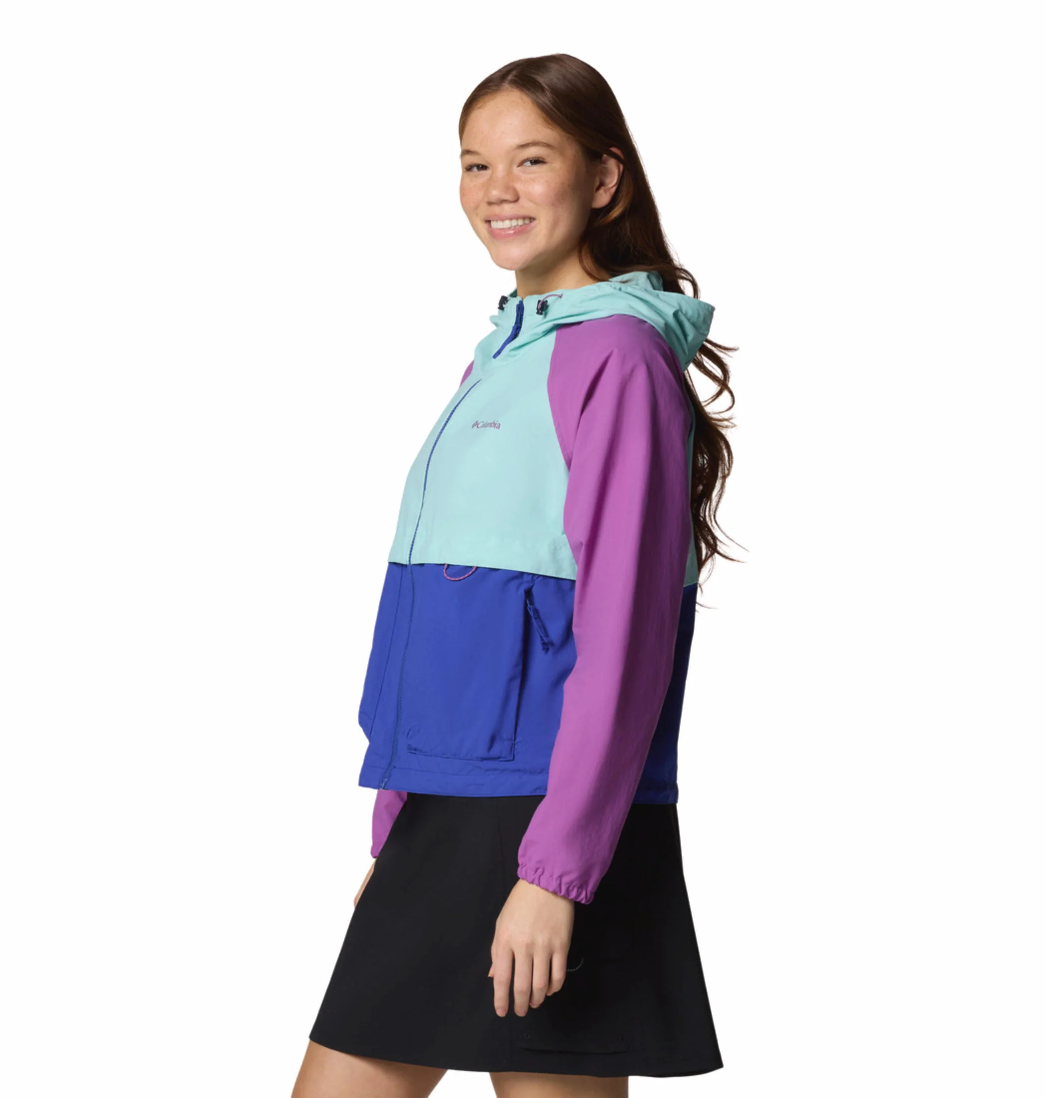 Columbia Women Blue Spire Valley Windbreaker (Sun Protection) - Image 4