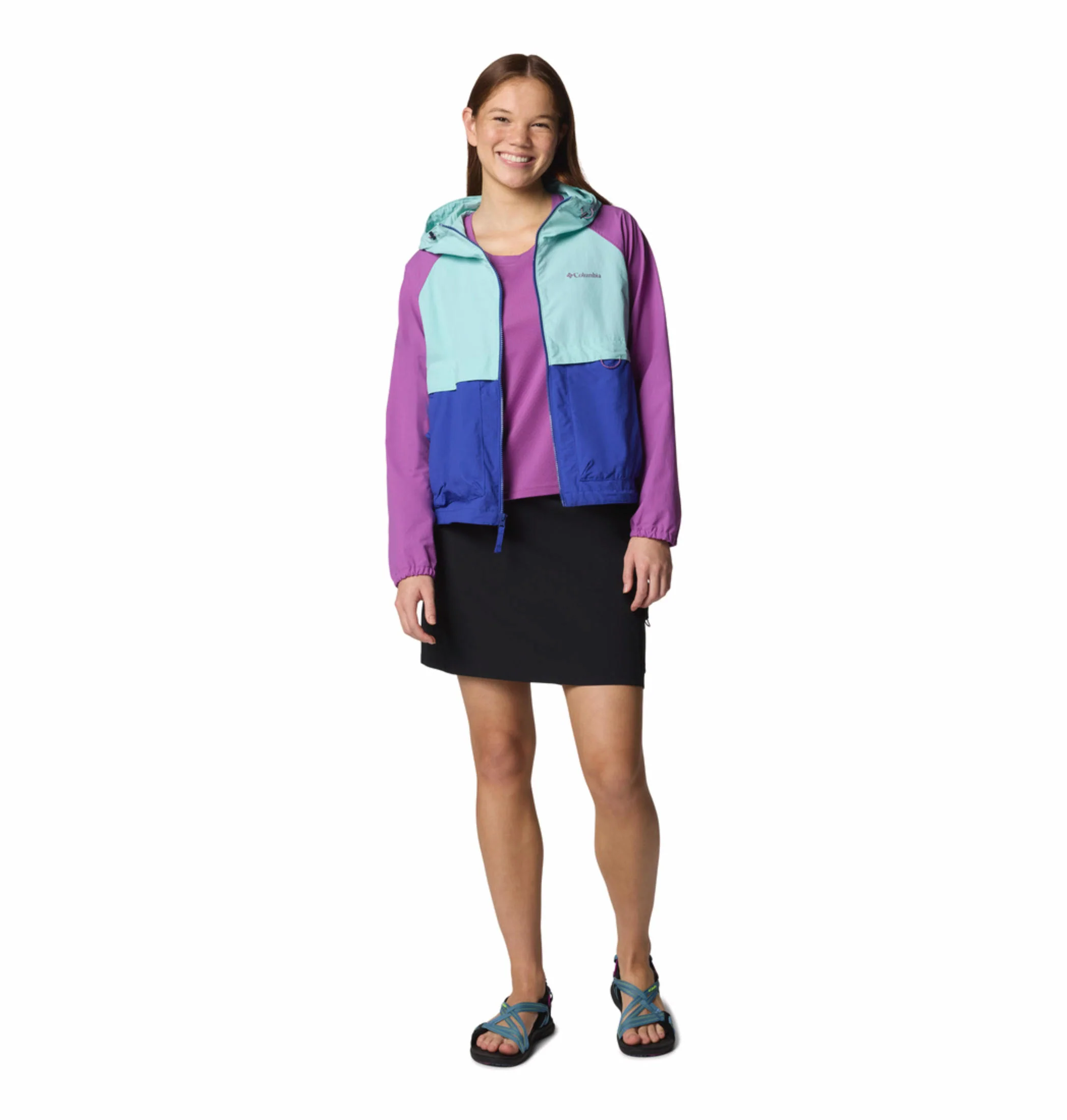 Columbia Women Blue Spire Valley Windbreaker (Sun Protection) - Image 6