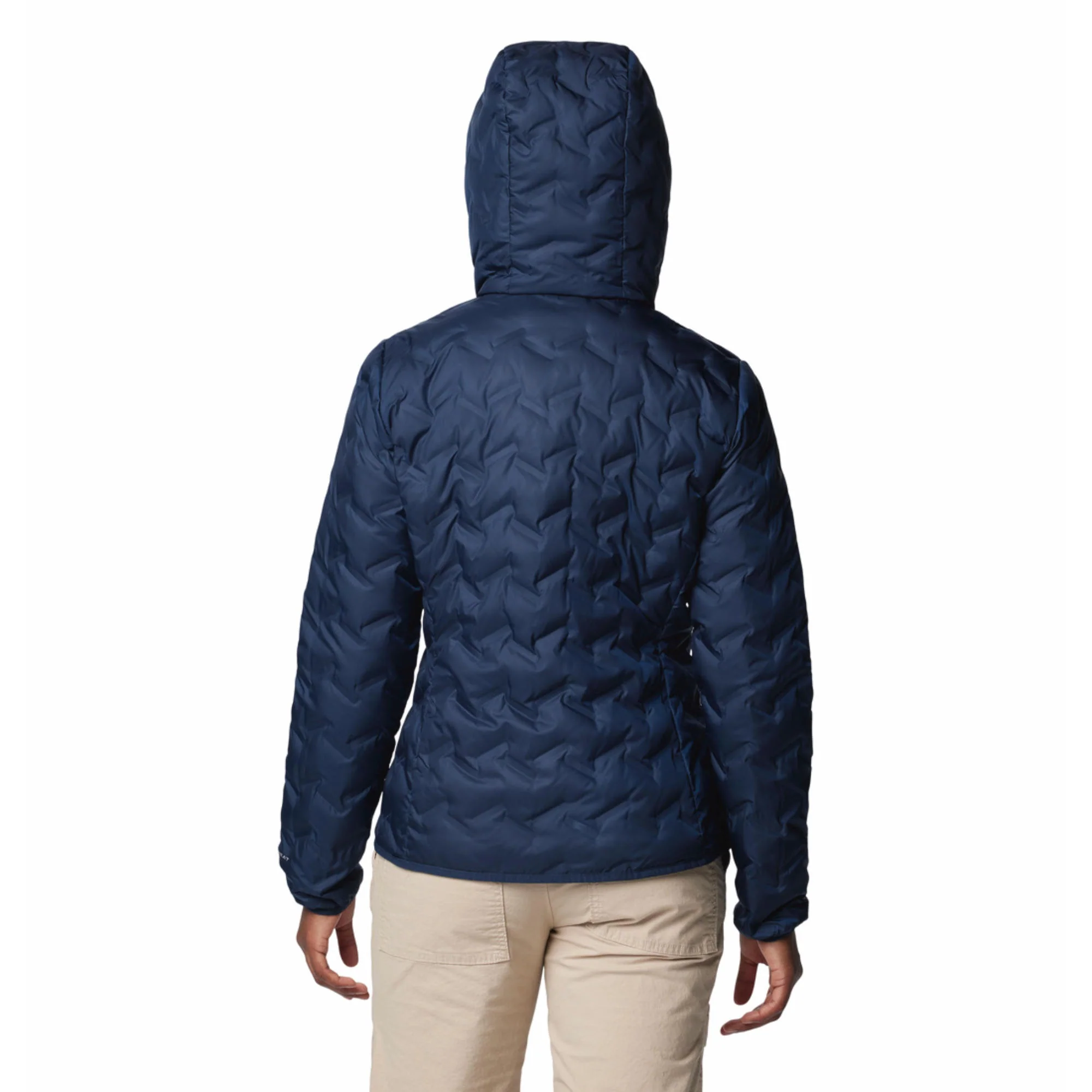 Columbia Women Blue Delta Ridge II Down Hooded Jacket - Image 2