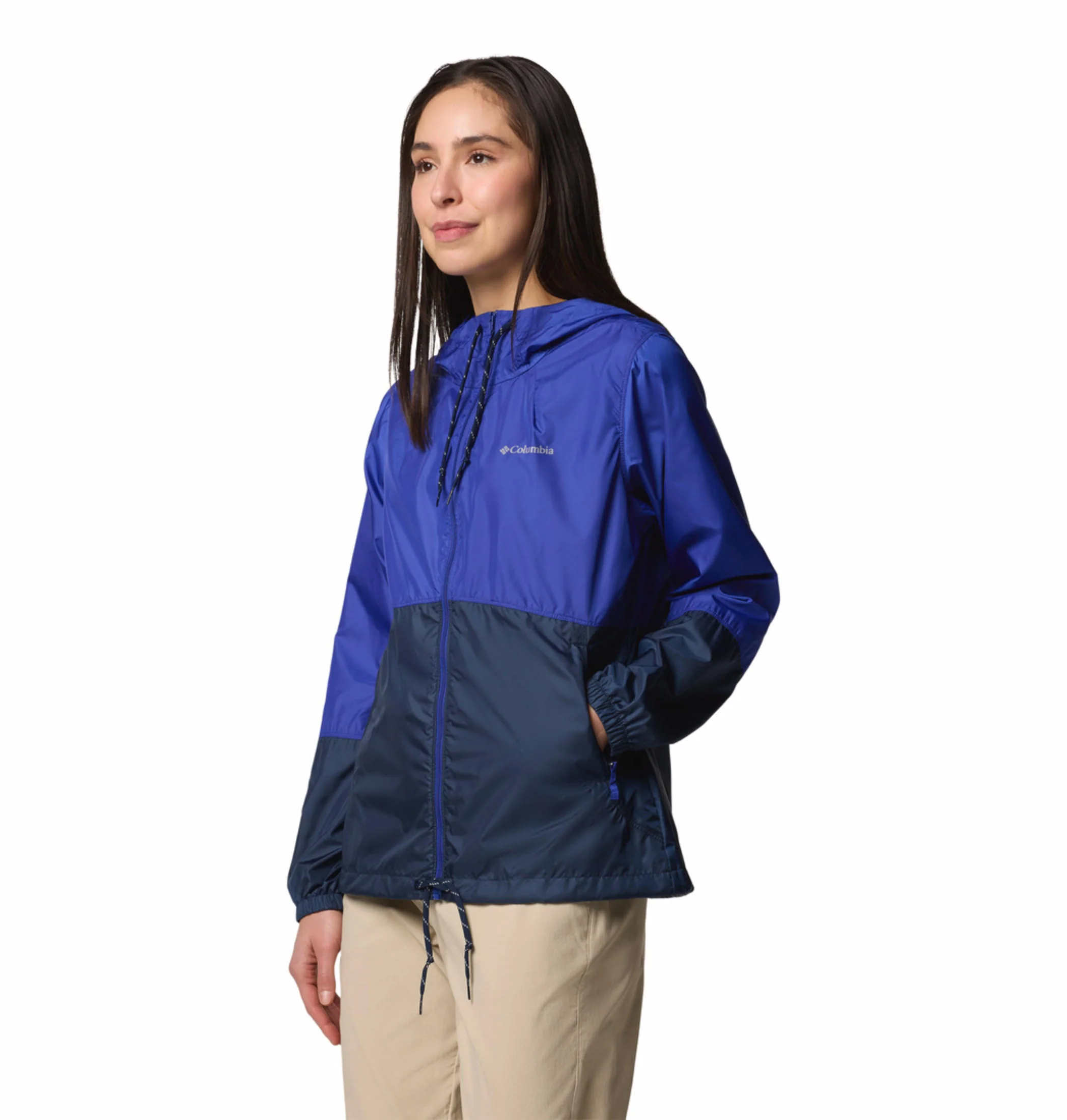 Columbia Women Blue Flash Forward II Windbreaker (Sun Protection) - Image 4
