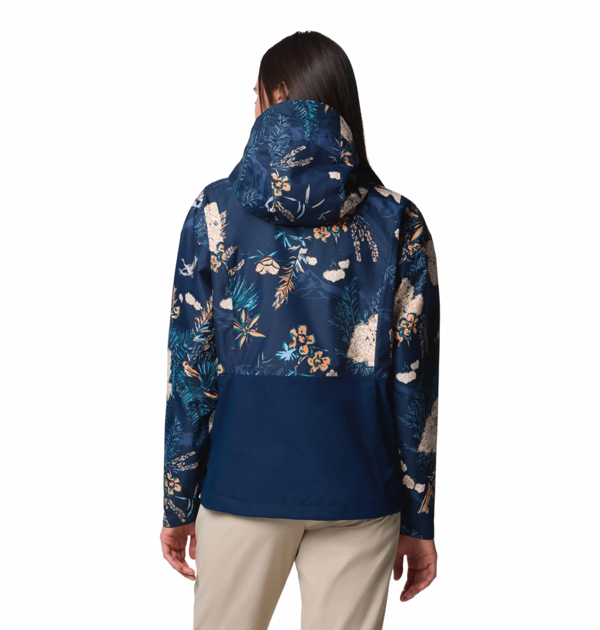 Columbia Women Blue Hikebound Printed Jacket Waterproof - Image 5