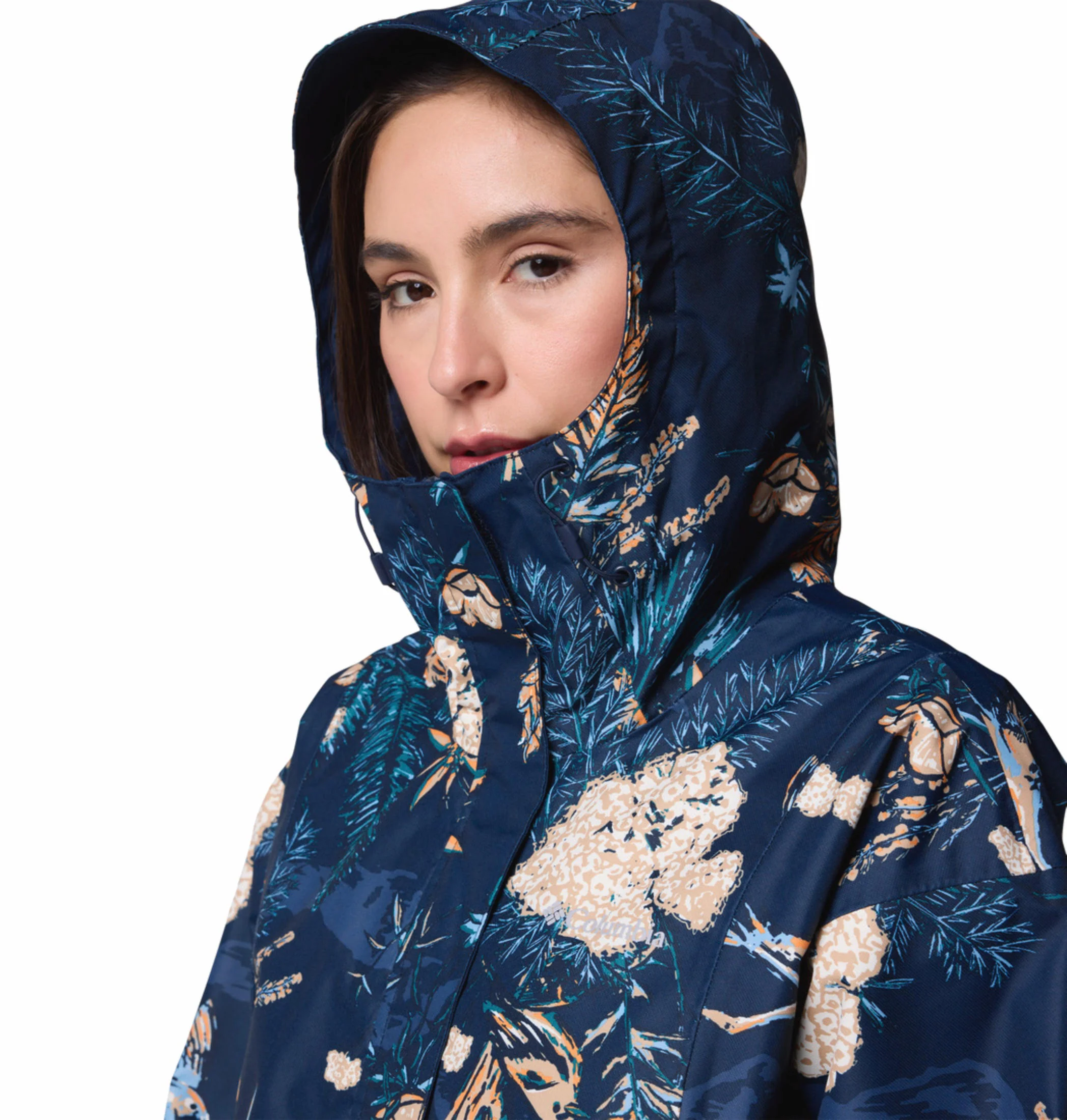 Columbia Women Blue Hikebound Printed Jacket Waterproof - Image 7